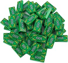 Lego® 50 Stück 100$ Dollar Fliesen – Perfekt für Banken, Geschäfte & actiongeladene Räuber-Szenen!