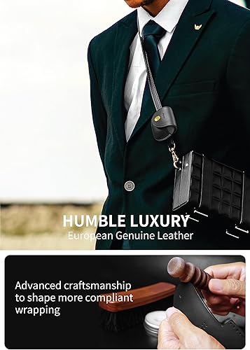 Miniatura 10 de Funda de piel auténtica Beats Studio Buds Plus  Funda protectora de ranura de carga completa con correa de cordón de muñeca de 5.9 pulgadas,