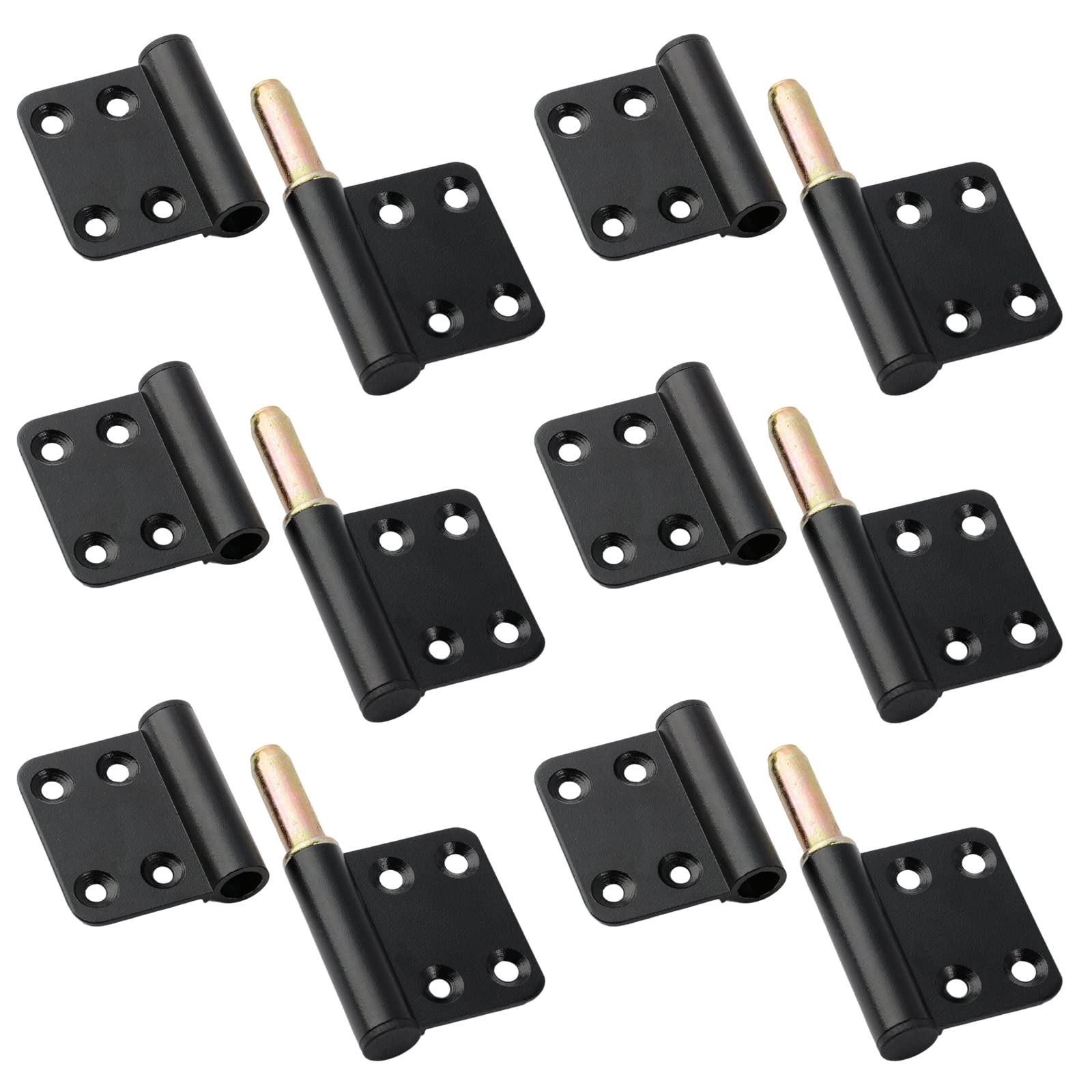 Buy MOZCRON 6 Pcs 4" Lift Off Hinge, LiftOff Hinges with Removable