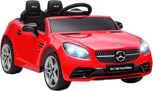 Miniatura 10 de Aosom Auto eléctrico de 12 V para niños con control remoto para padres auto de juguete alimentado por pilas con dos motores 2 velocidades música