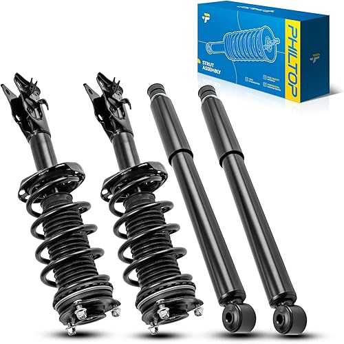 Miniatura 28 de PHILTOP - Bolsa trasera con resorte de aire para BMW X5 2007-2018 2008-2019 BMW X6 949857 - Actualización de suspensión duradera Suspensión cargada