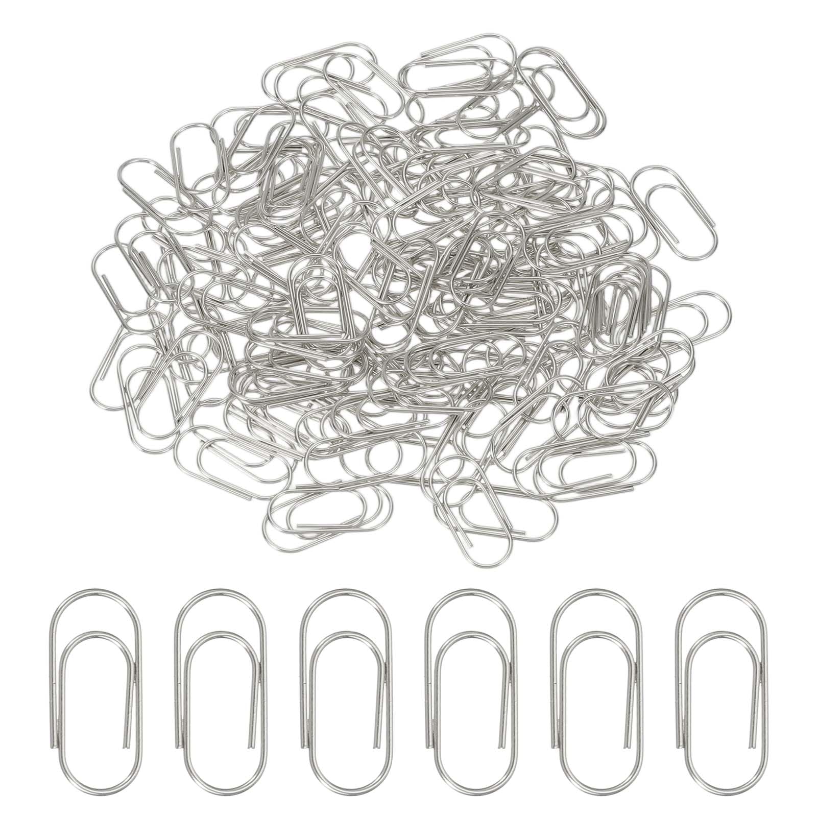 PATIKIL 200pcs Paper Clip, Mini Shape Paper Clip Small Cute Rust-Proof Metal Strong Durable Bulk for Office Home Rust-Proof Metal Strong Durable Bulk for Office Home, 15mm, Silver