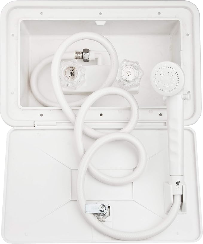 RV Outdoor Shower Box Kit Exterior Faucet Cowboy Shower FREE SHIP RV