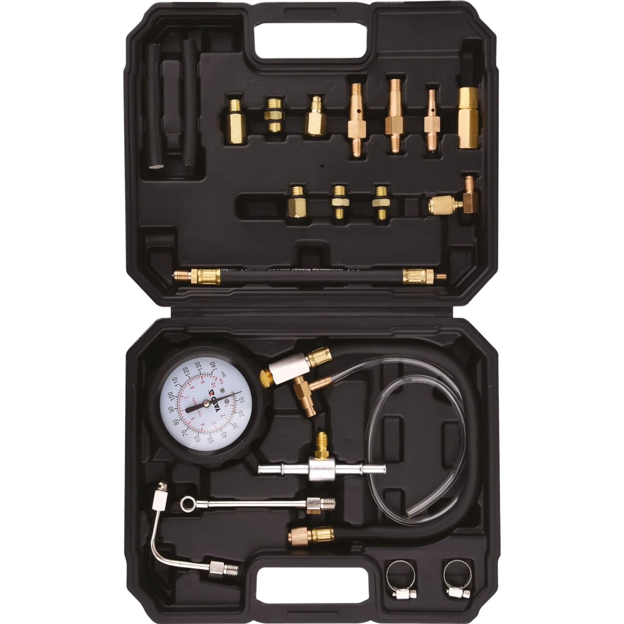 YATO YT-73025 Kit adaptadores comprobador presión sistema combustible