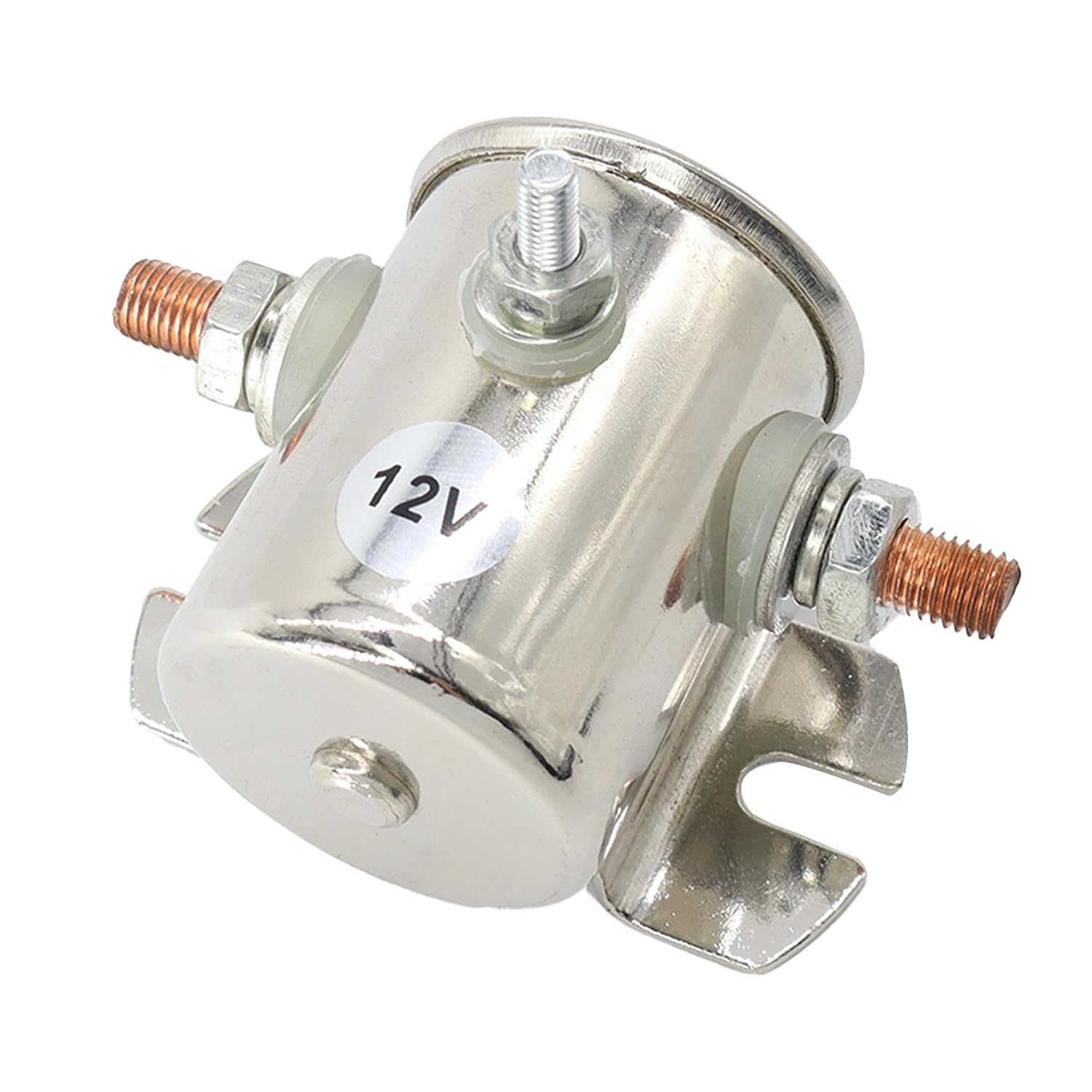 Max Transient 200A 12V Solenoid Relay Replacement for Golf Carts Heavy Duty Winch Marine in Rush 24106 SPST 12VDC 12 Volt 3 Terminal Continuous Duty Starter Solenoid Relay