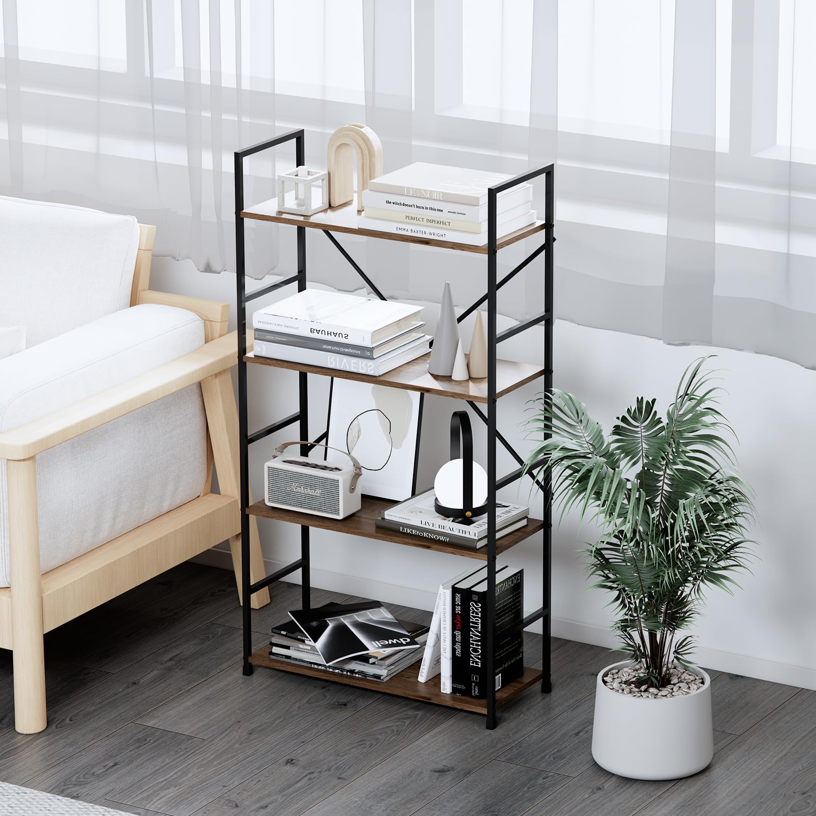 【希少】英国ヴィンテージ オープンシェルフ 食器棚 本棚 ラック 家具 オープンシェルフ ラック 4838 18684 NS 分割 セパレート 2Way