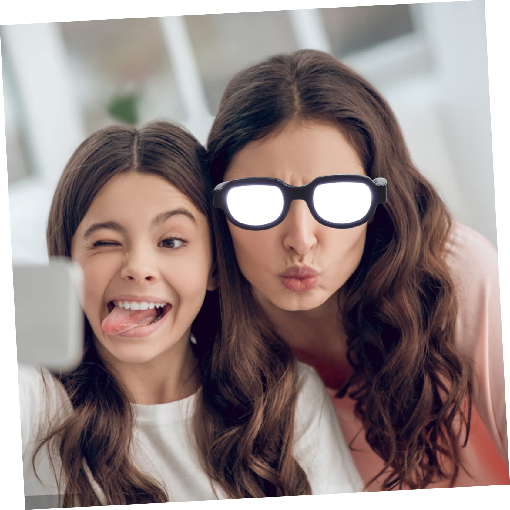Gafas LED Luminosas USB Recargables de Plástico para Hogar y Banquete