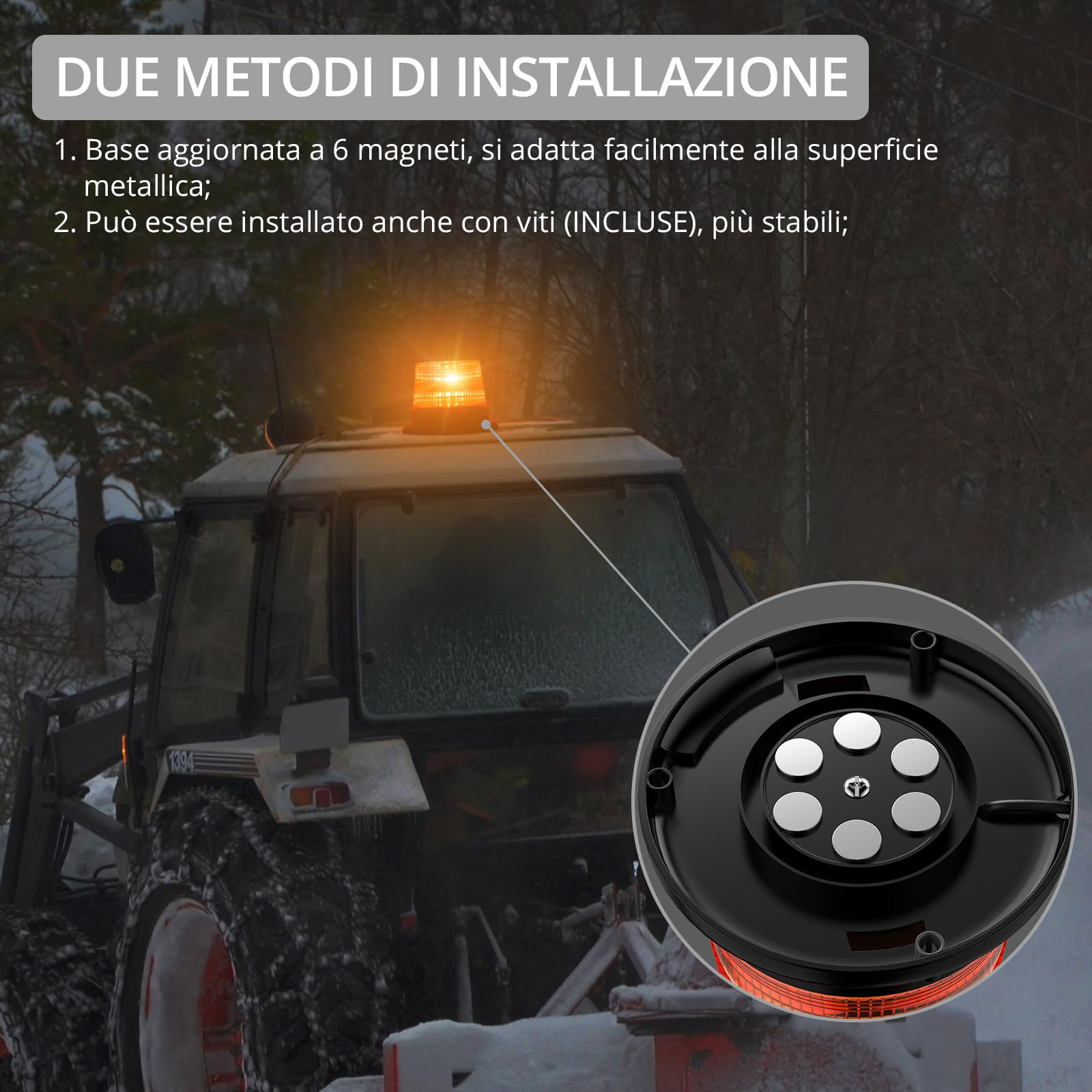 Justech Lampeggiante a LED