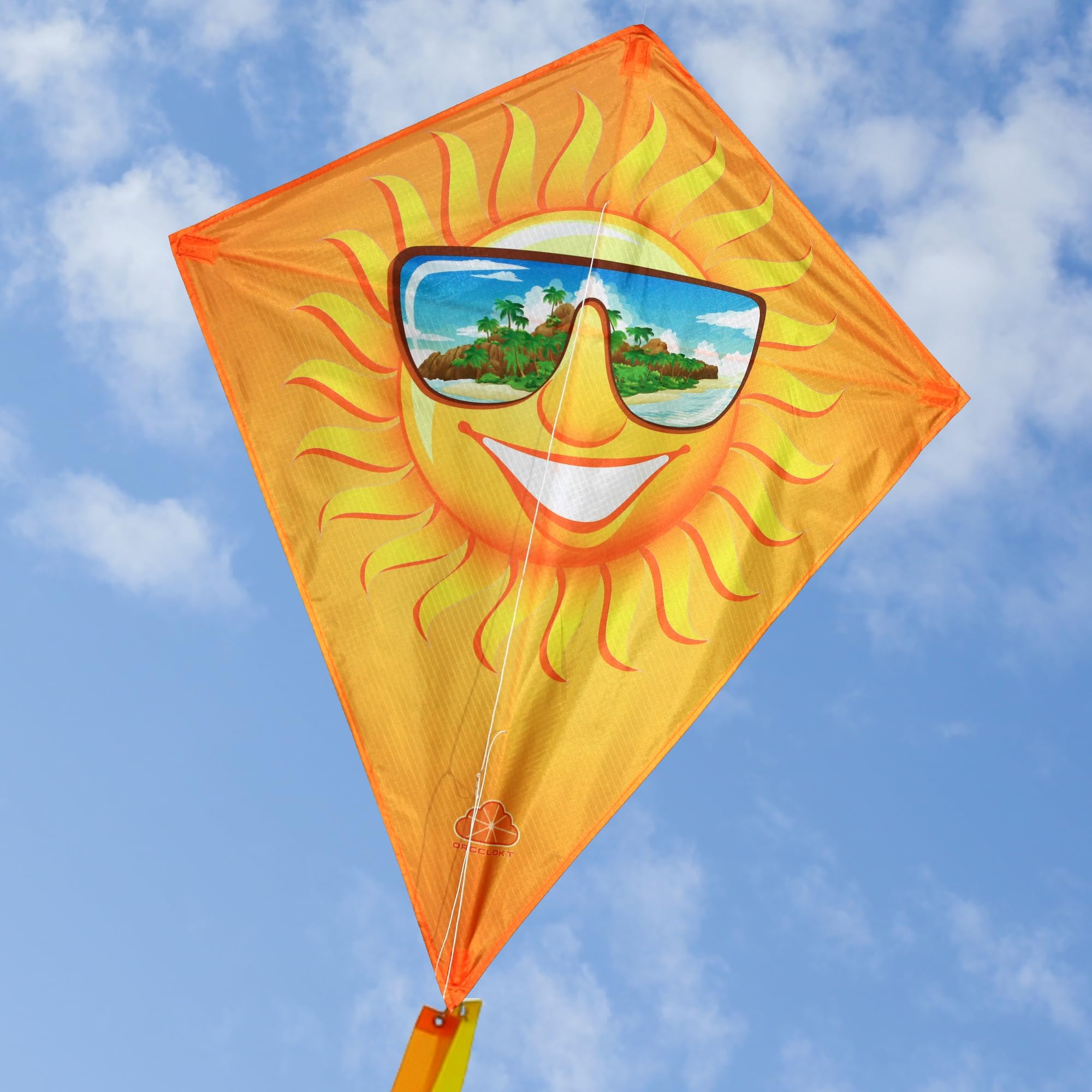 Cute&Cuite Diamond Kite, ‎33"x 28.3", School Kite Day, for Kids Ages 3-5,4-8,8-12,Boys, Girls, for Beach, Adults,Children