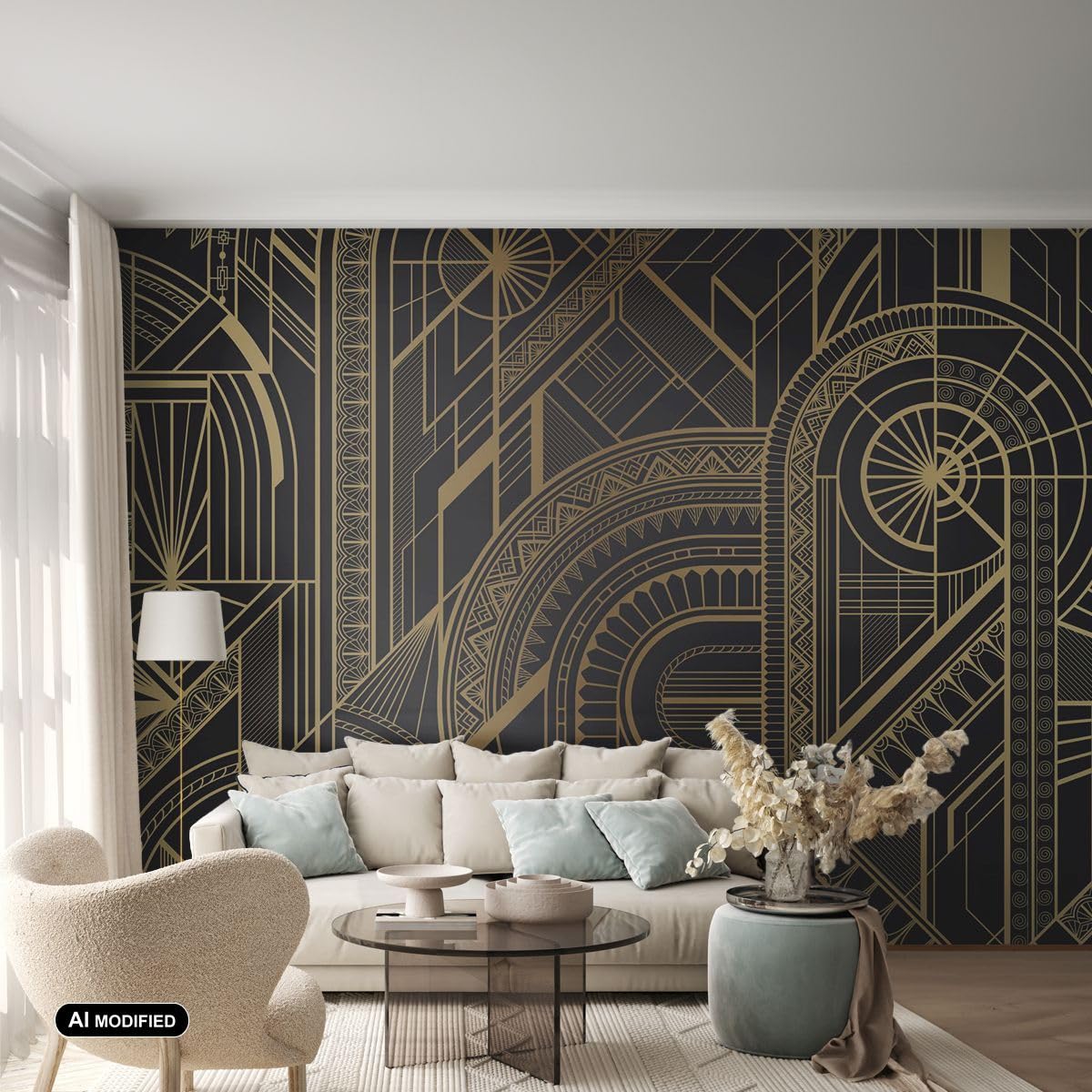 ARTTOR Carta da Parati Vinile in TNT 500x350 cm Astratto - 4522 - WF3