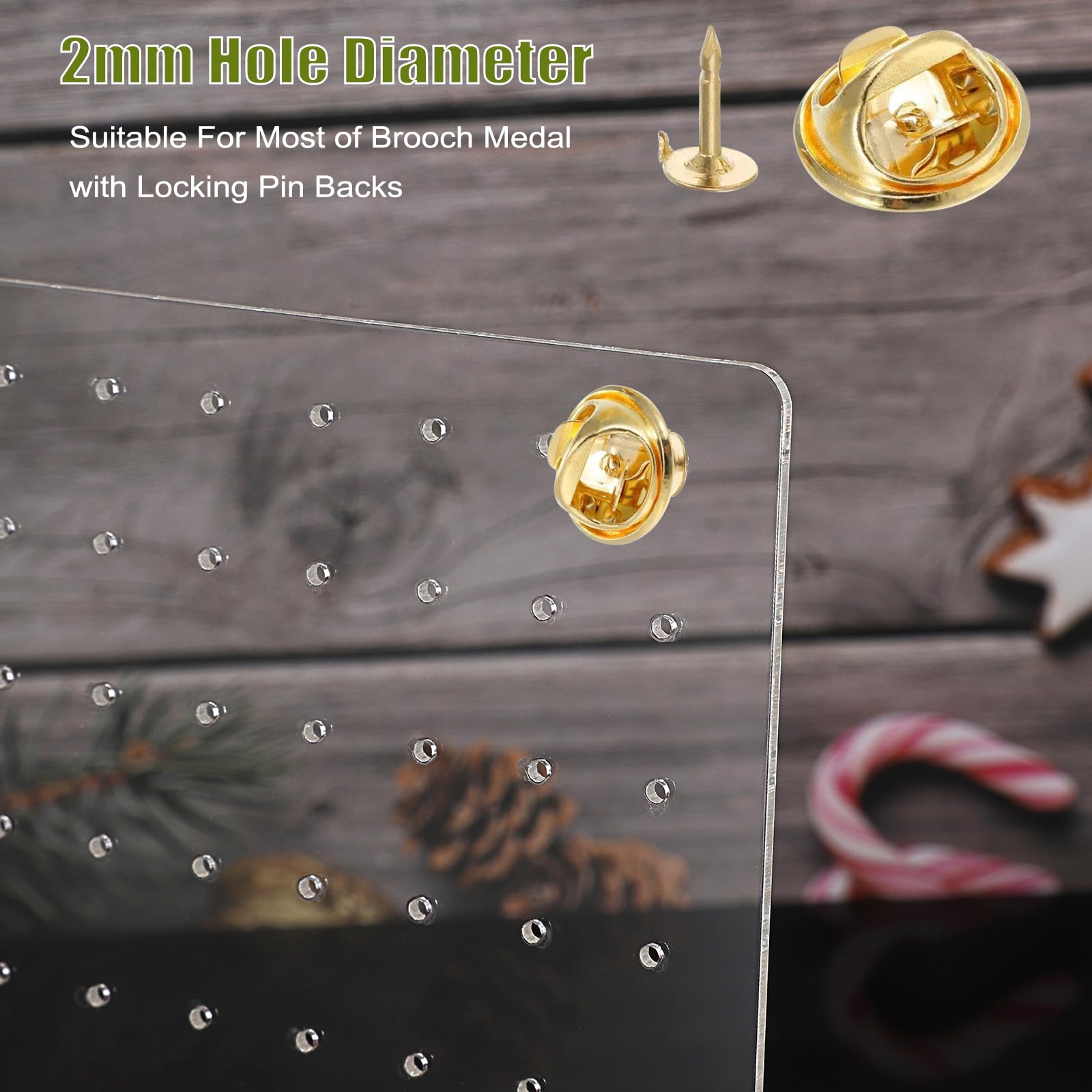 TOLIDA Lot De 2 Pinces à Billets En Acrylique Avec 5 Compartiments - Organiseur De Bureau Transparent - Support De Rangement Pour Argent Liquide, Portefeuille, Cosmétique, Carnet De Notes