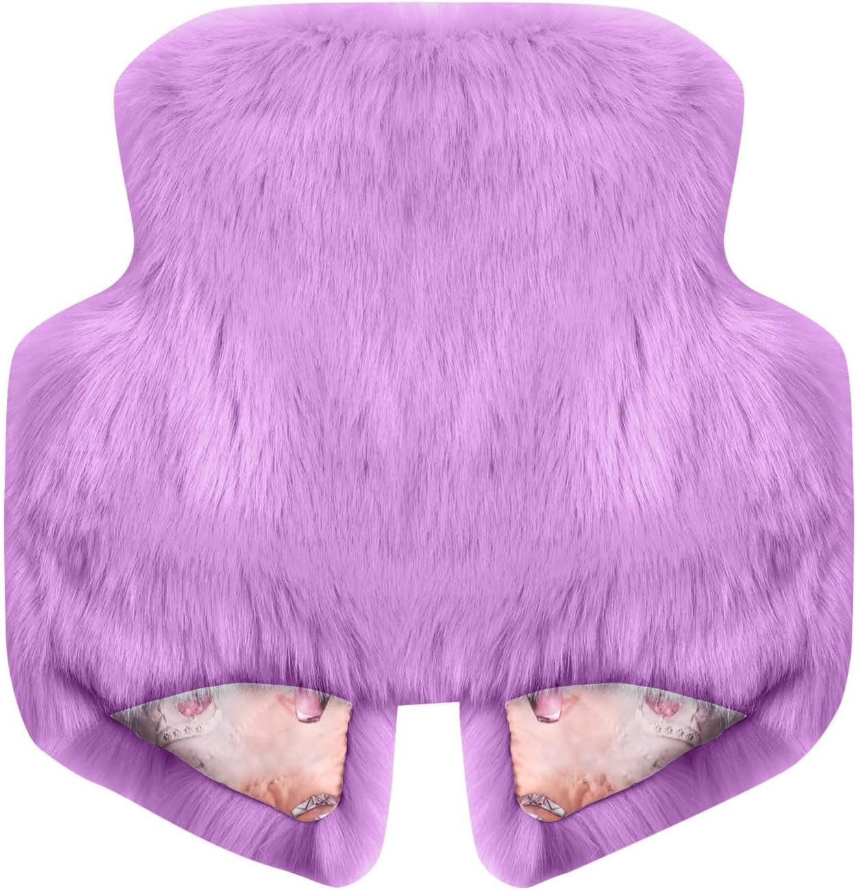 Girls Faux Fur Vest Coat Kids Sleeveless Fuzzy Jacket Furry Open Front Cardigan Top Toddler Winter Warm Fluffy Outerwear