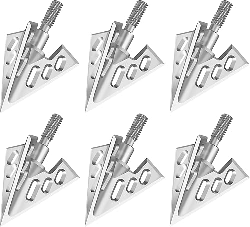 Cabezas anchas de tiro con arco de acero inoxidable de grano 100125 para ballesta recurvo arco y arco compuesto