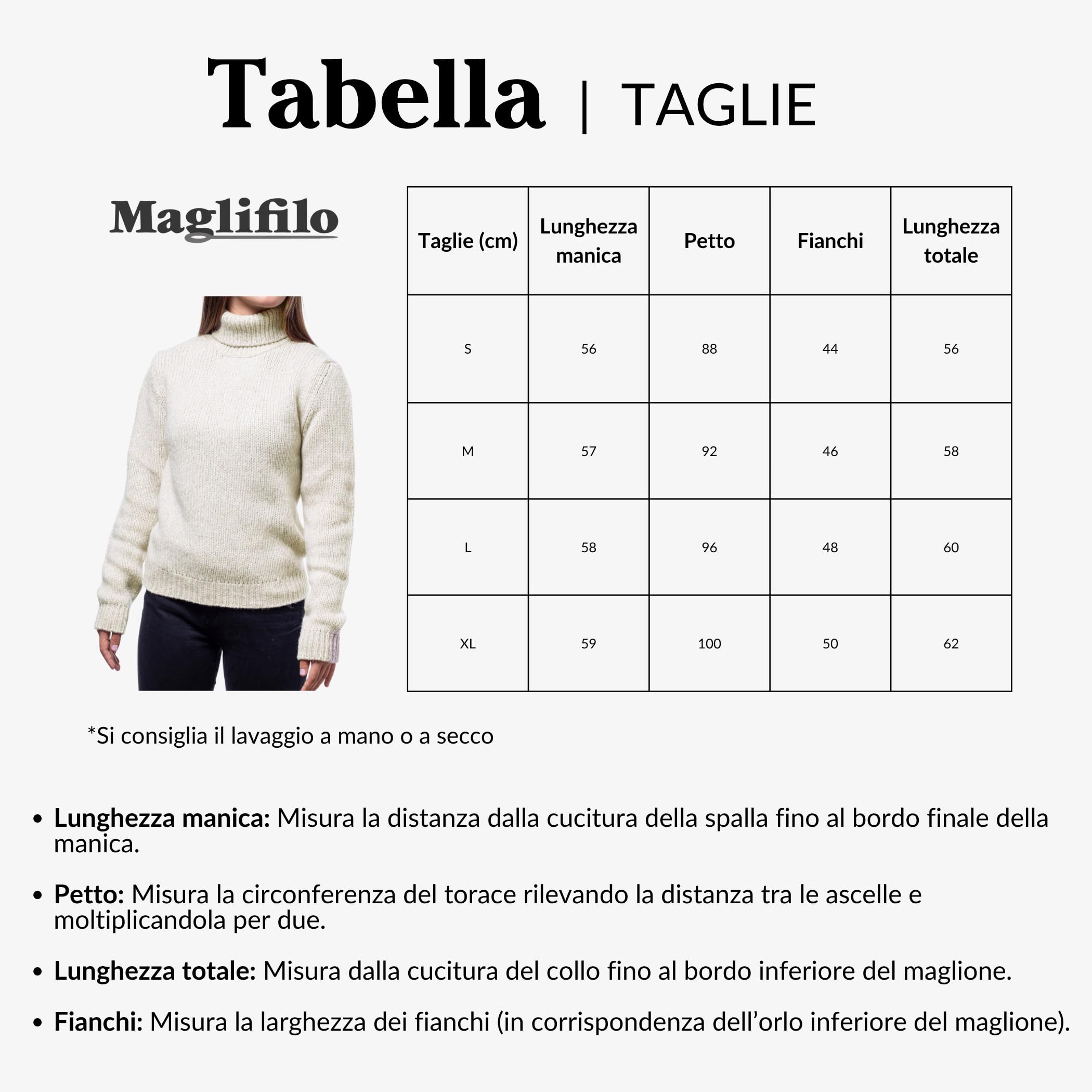 Maglione Donna Invernale Collo Alto in Lana Merino | Dolcevita Morbido, Caldo e Leggero – Maglia Grossa Ideale per l’Inverno Freddo e la Montagna, Confezione Regalo Inclusa