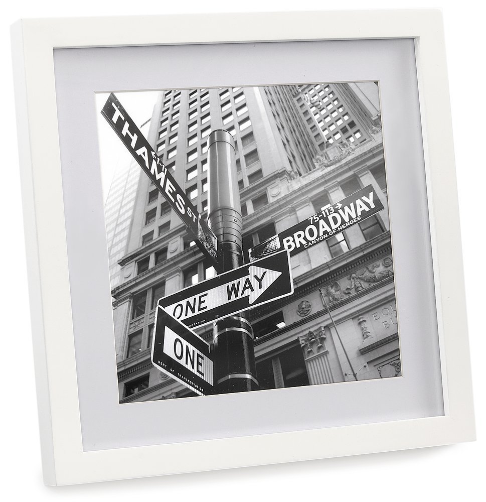 Gallery Picture Frame, 10 by 10 Inches, White