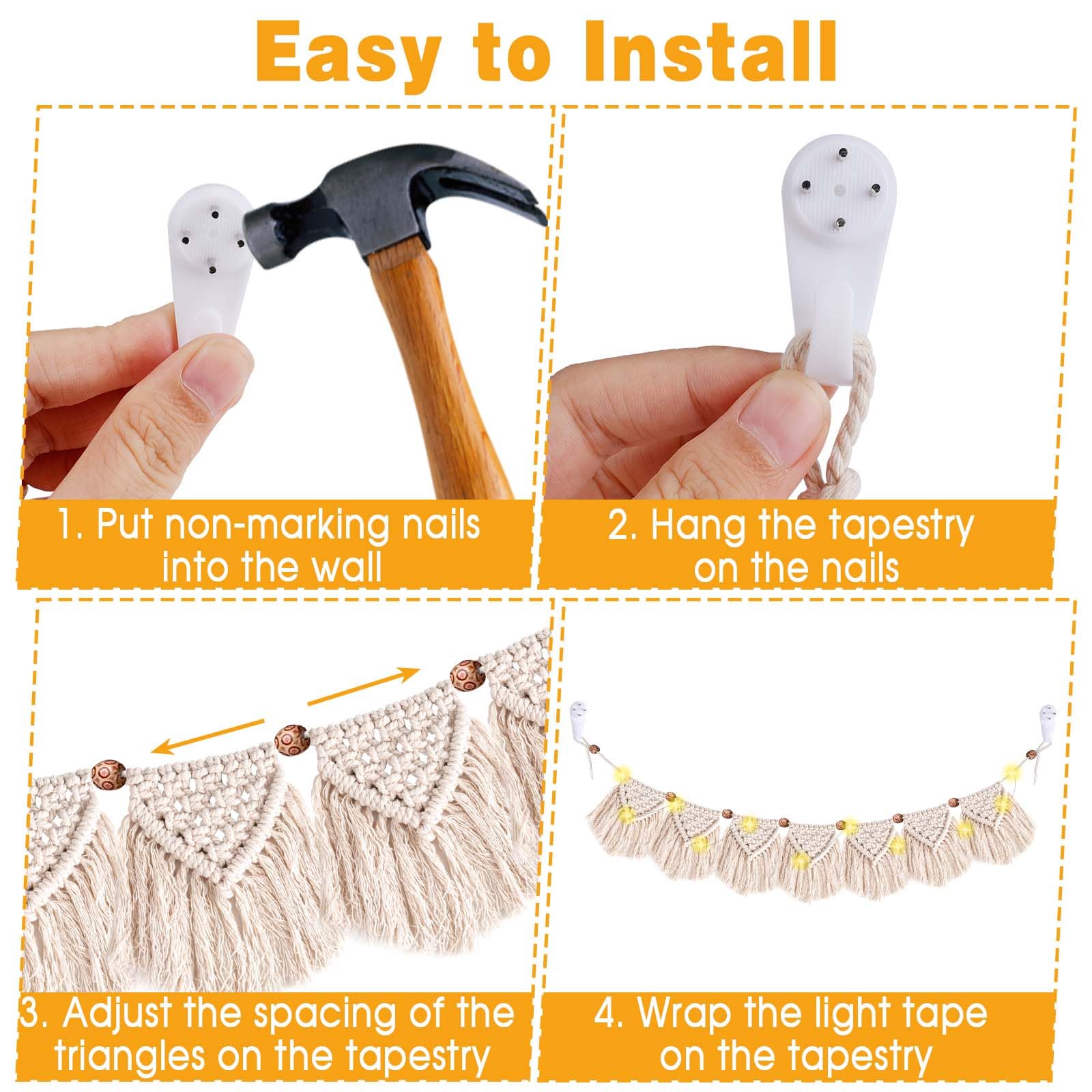 Décoration Murale,Tenture Murale Blanche Et Noire Soleil Et Lune, Tapisserie Psychédélique