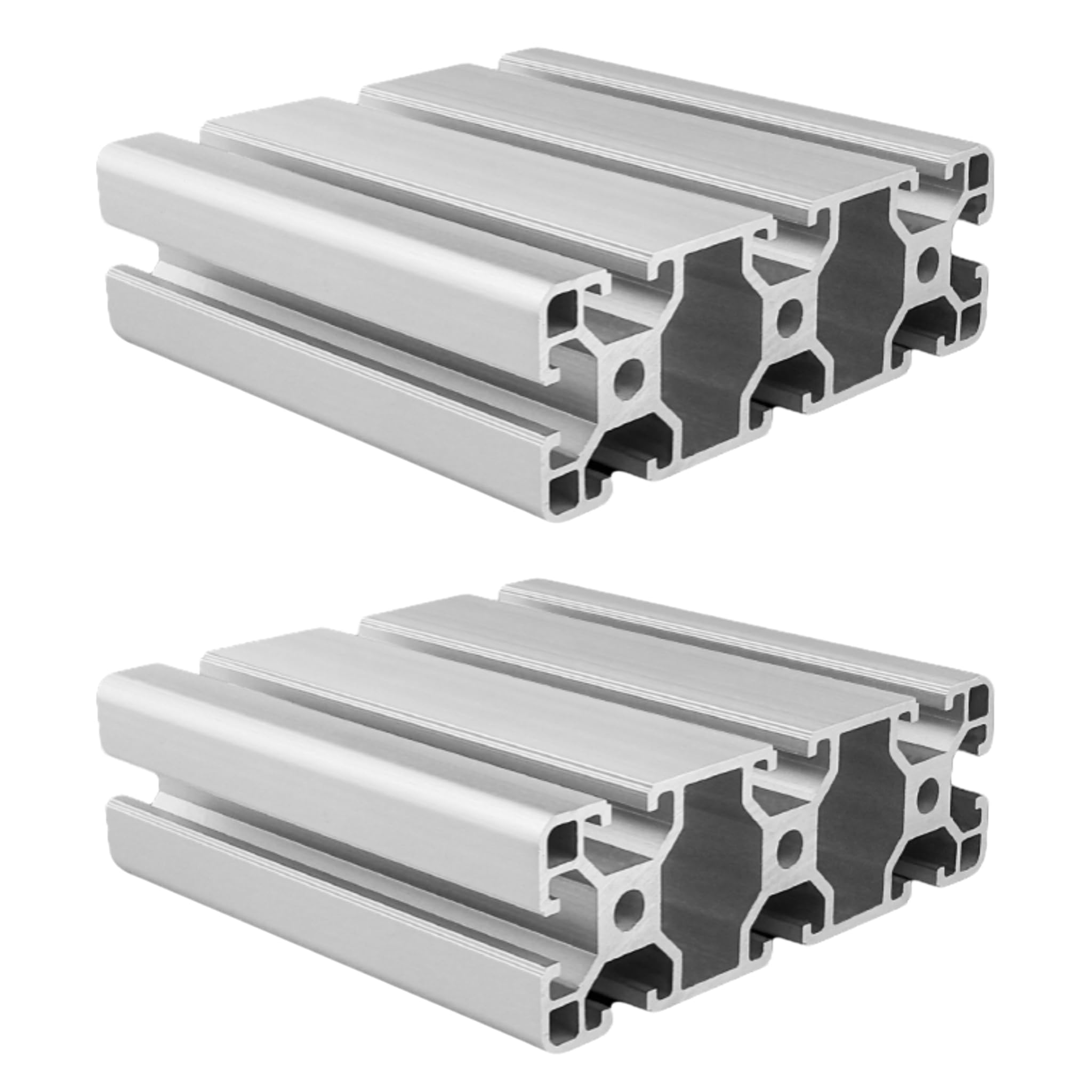 Profil aluminiowy 40120 profil aluminiowy 940 mm typ T srebrny profil aluminiowy 40 x 120 europejski standard anodowana szyna liniowa wytłaczana, 2 sztuki, do drukarek 3D DIY i CNC