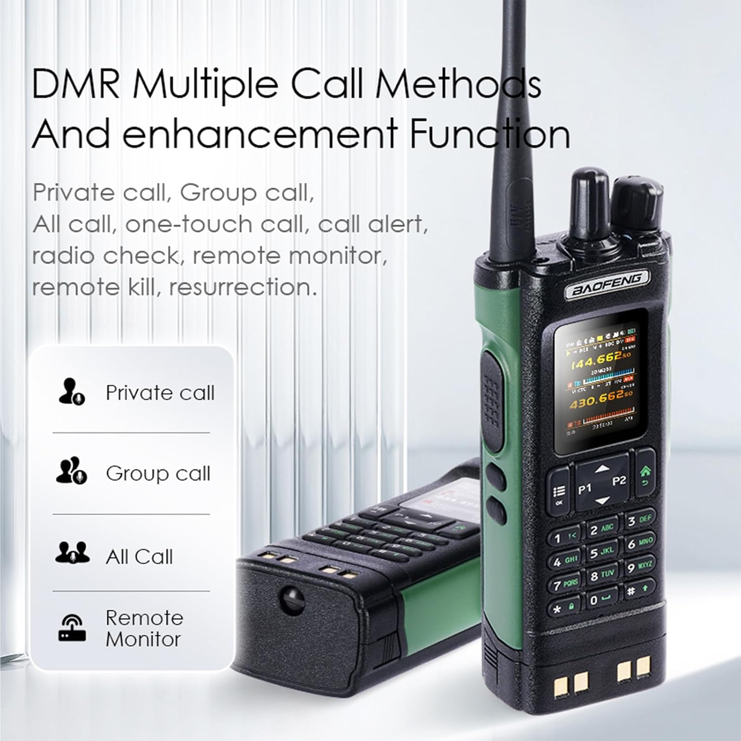 Baofeng DM32 Packed with MMDVM Hotspot DMR Plug and Play Package Uv Ham 2 Way Radio NOAA with GPS, Copy Frequency Walkie Talkie DM-32 Handheld Transceiver Digital Radio Wireless Program Amateur Radio