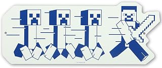Minecraft Creepers on the Run Metal Wall Decor - Funny Minecraft Sign for Bedroom or Game Room