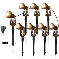 ZOTOYI Faretti LED da Esterno 26M, Angolo Regolabile 8-in-1 24W