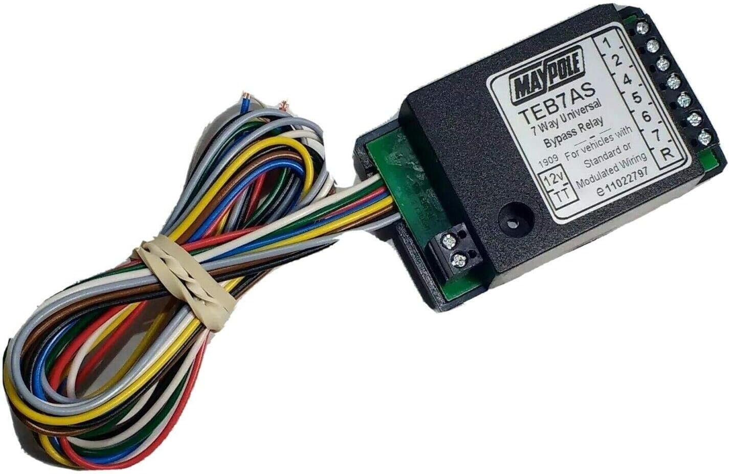 Automotive Ryder TF2218/7H Smart Logic 7Way Bypass Relay Towing Towbar Multi Plex 7 Core Car