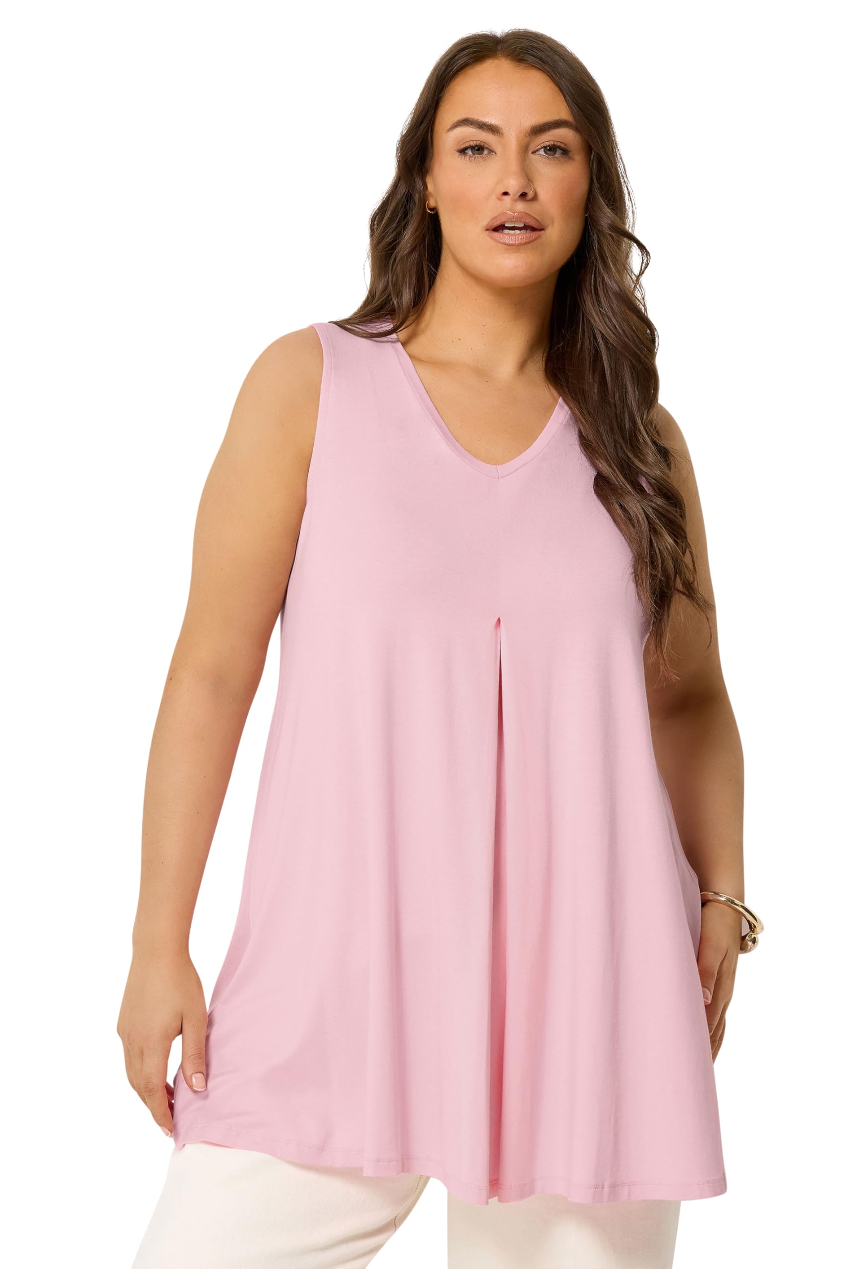 Yours - Women's Vest Top - Size 16 - Light Pink