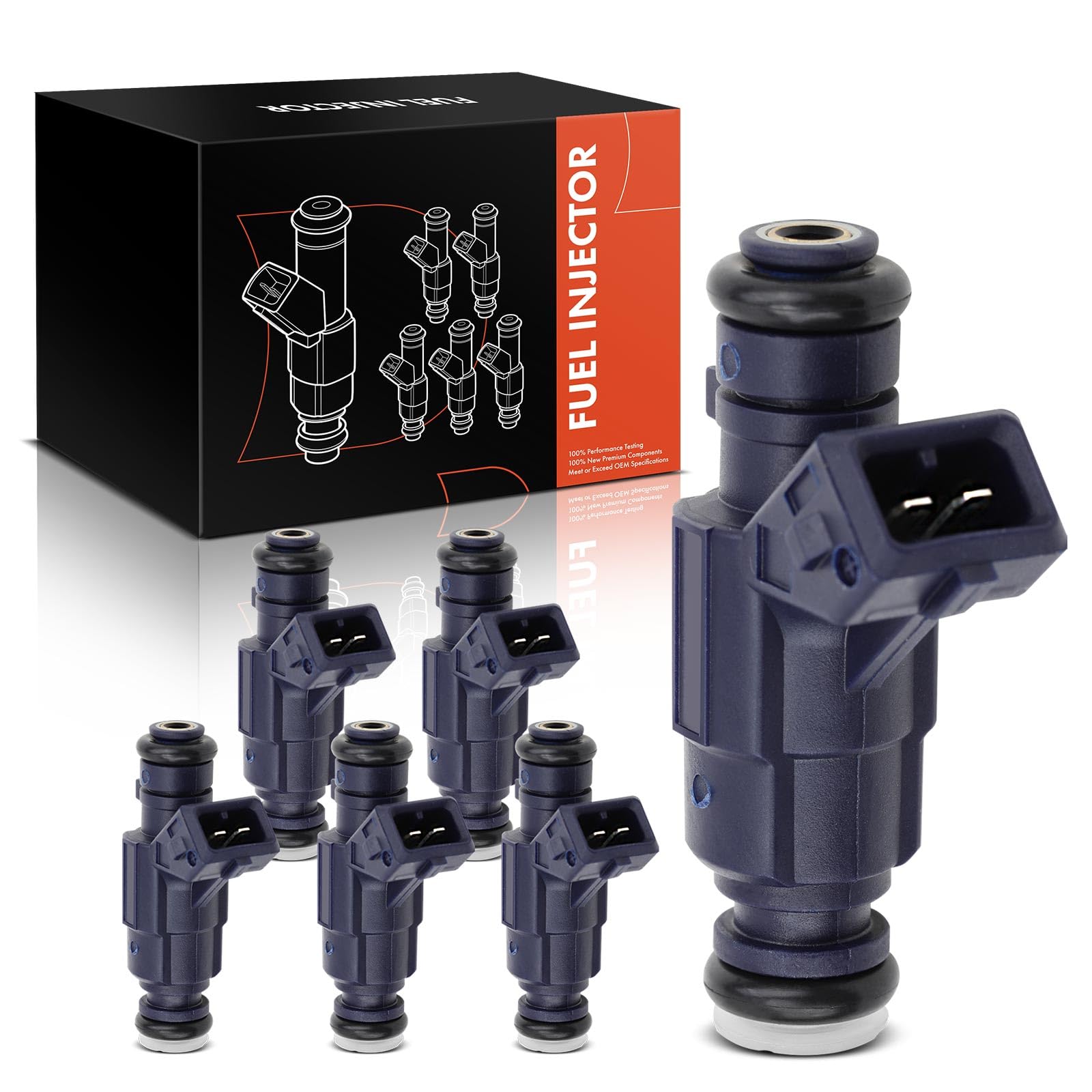 Lot De 6 Injecteurs Pour Mercedes Classe C, E, S, Viano, Etc. - Référence 0280156014 - Compatible 2000-2010