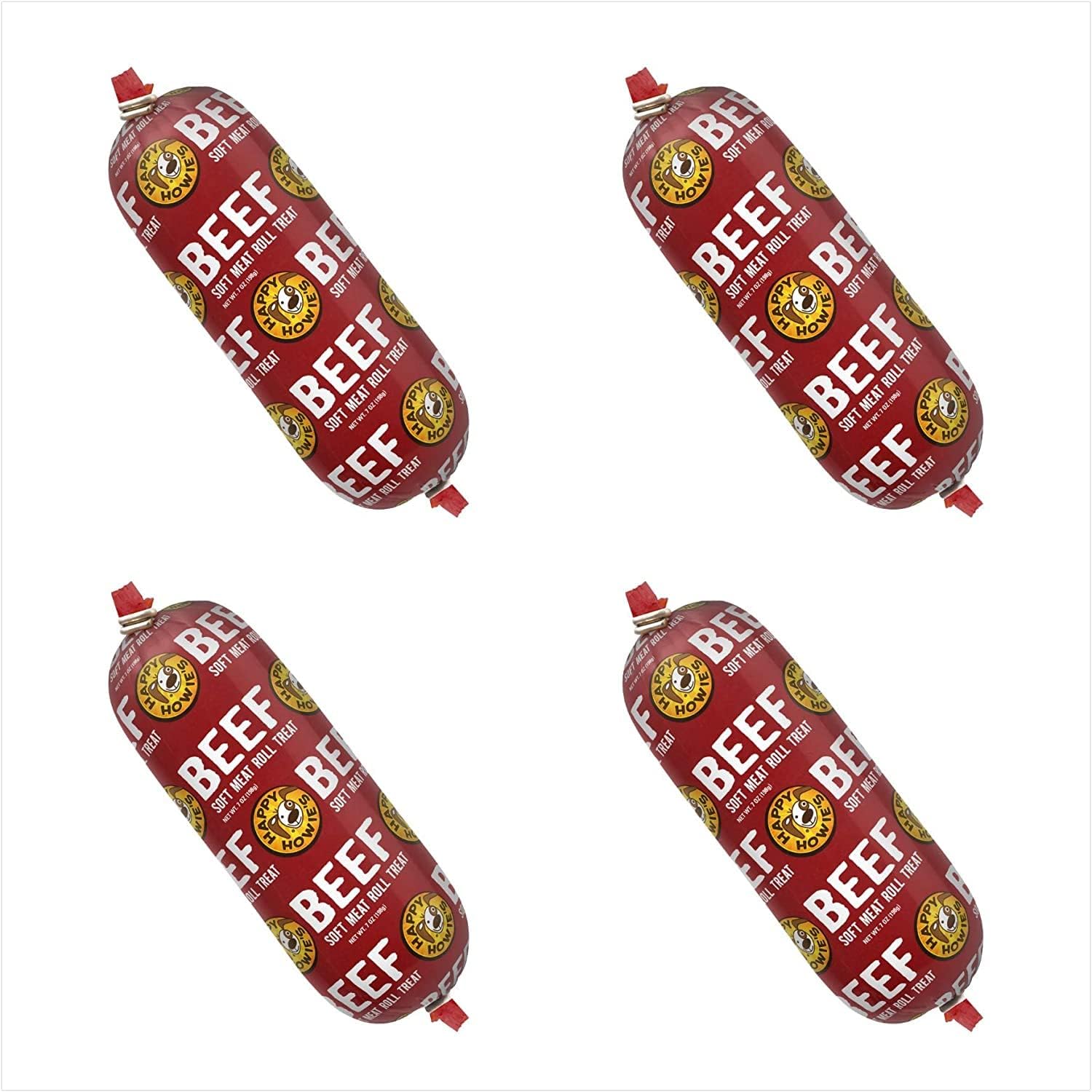 Happy Howie's Natural Dog Treats Dog Meat Roll, Healthy