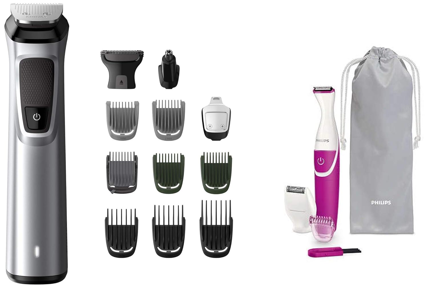 Philips Multigroomer Trimmer (MG7715/15) & Bikini Trimmer (BRT382/15