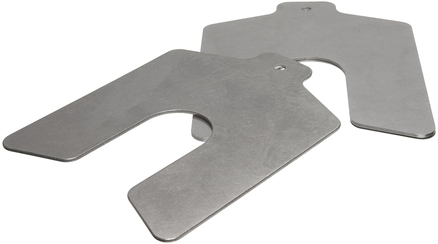 Stainless Steel Slotted Shim Shop Kit, Size C, 4" x 4" (Pack of 80