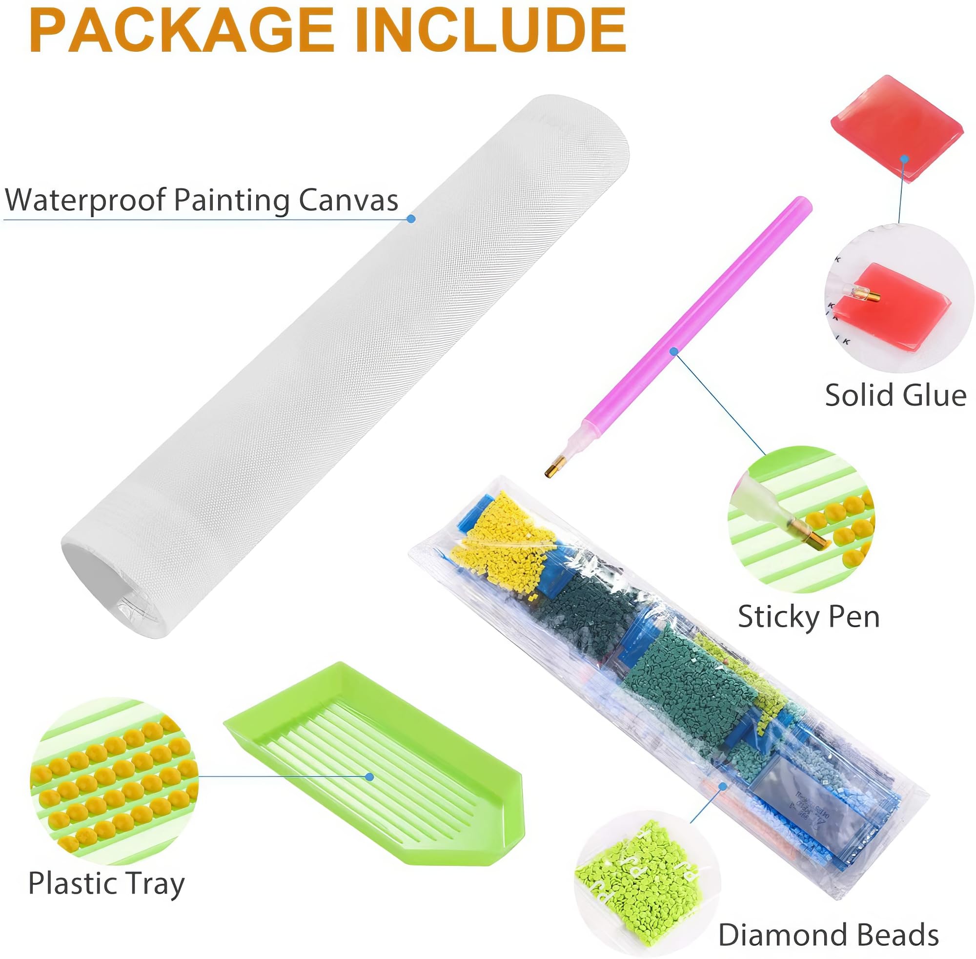 Furina Kit de peinture diamant pour enfants Genshin impact
