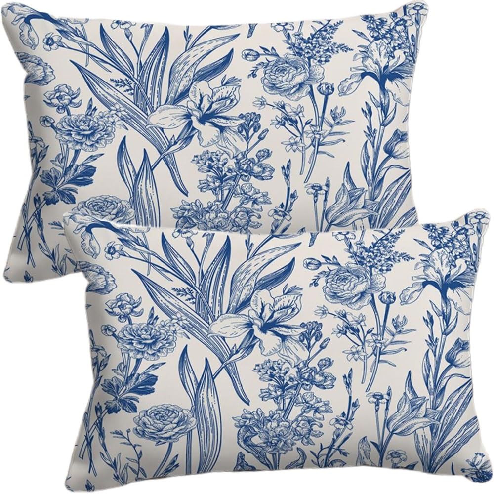 Swj-Swjssb Colour 15 Rectangle Pillow Cases Set Of 2, Extra Large Cushion Covers 50X70,40X60 Cm Soft Throw Pillow Covers With Invisible Zipper Decorative Pillowcases For Sofa Couch(,30X50 Cm Pack Of 2)