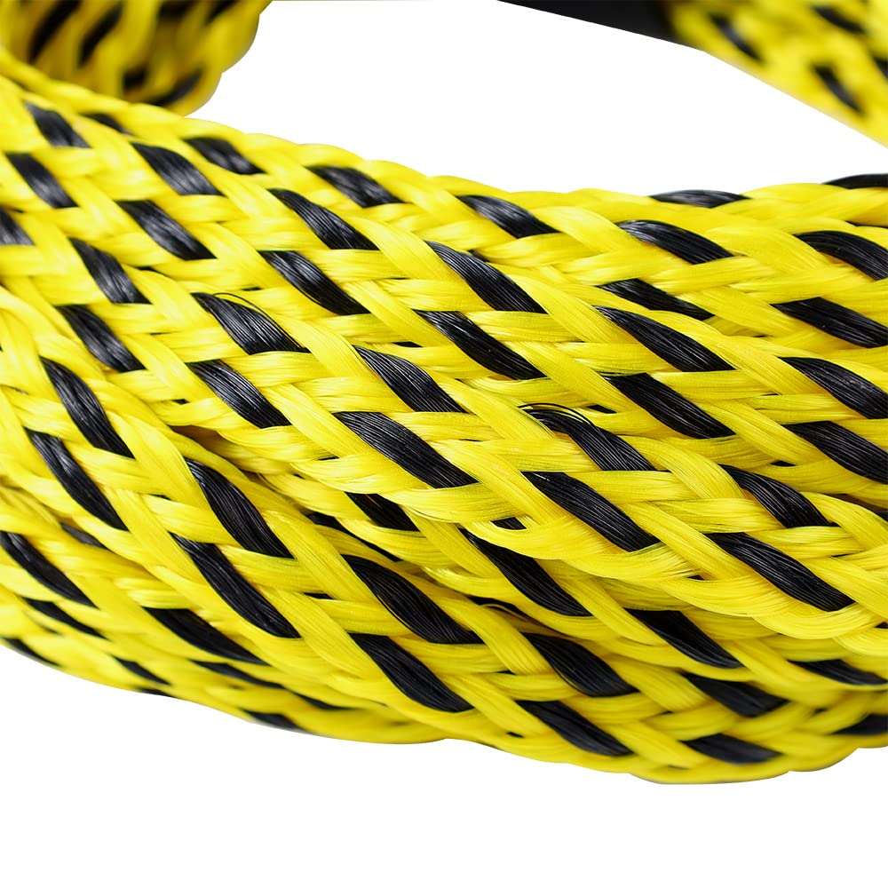 Heavy Duty Tow Rope for Water Sports Rider Rope for Towable Tubes Boating Tow Rope for Tubing 60 FT
