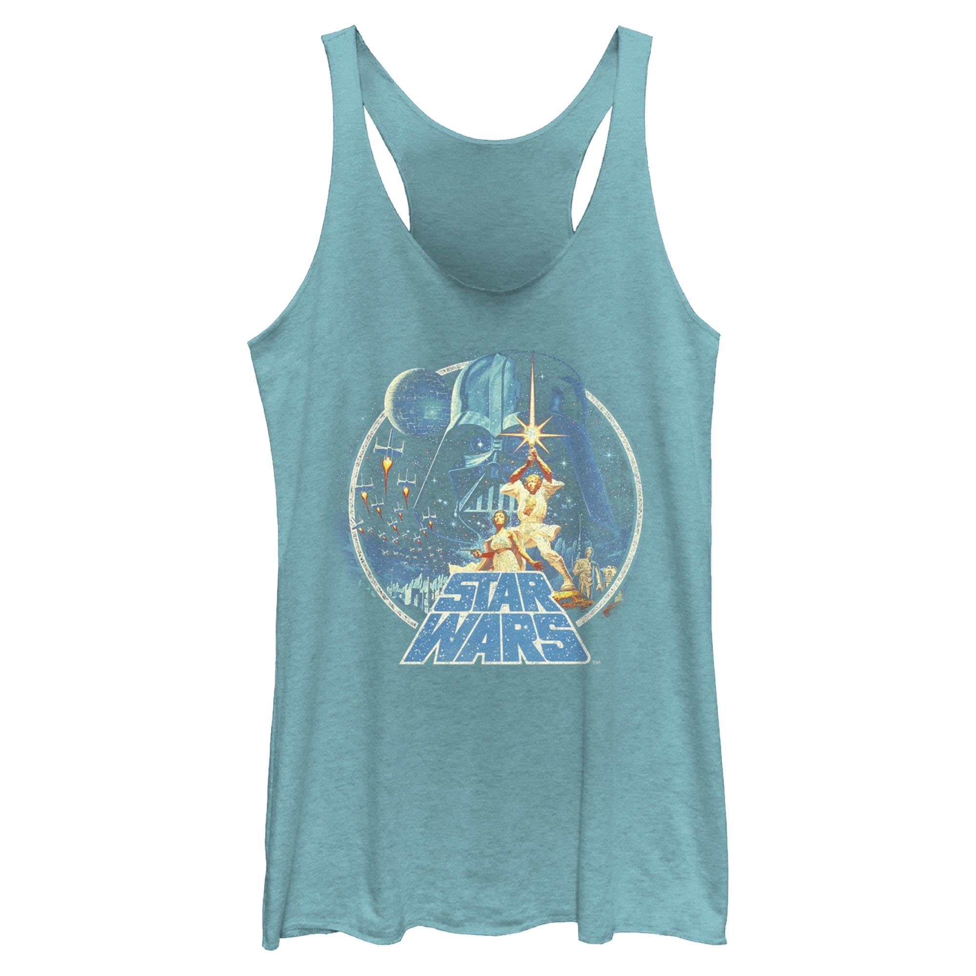 Camiseta de tirantes Star Wars vintage junior-racerback de algodon para mujer 5