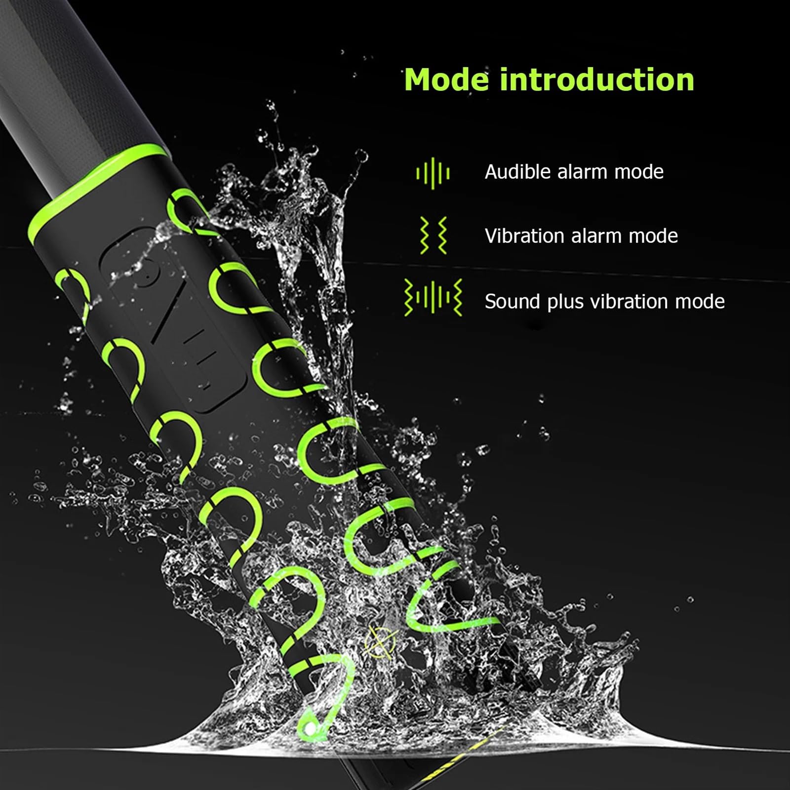 Unterwasser-Metalldetektor IP68 Wasserdicht 30m‑60m Handheld ABS Gehäuse Gold Silber Detektor for Tauchen Wasserdichter Pinpointer zur Goldsuche