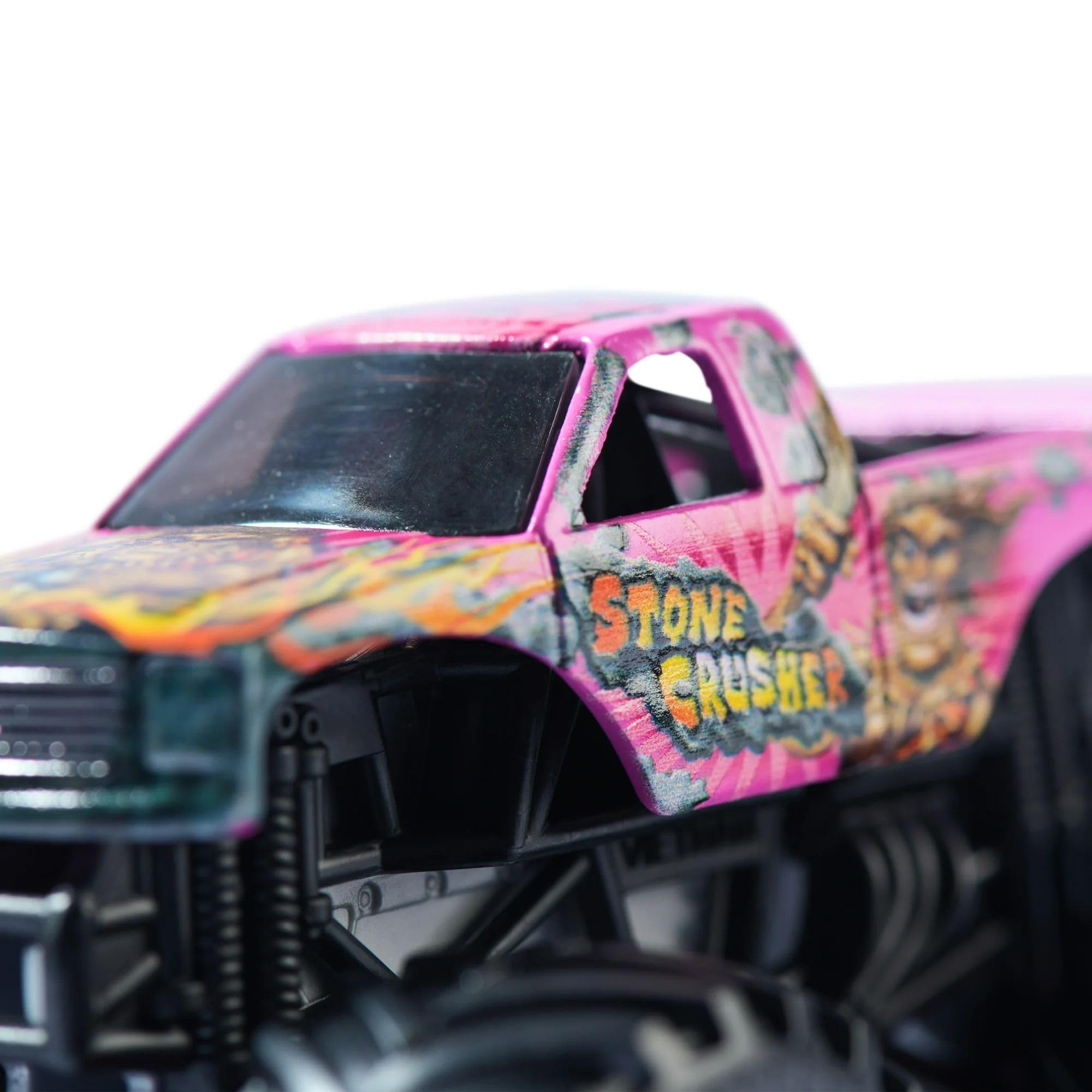 Monster Jam 2025 Oficjalna kruszarka do kamieni 1:64 Diecast Truck Series 43 Danger Divas