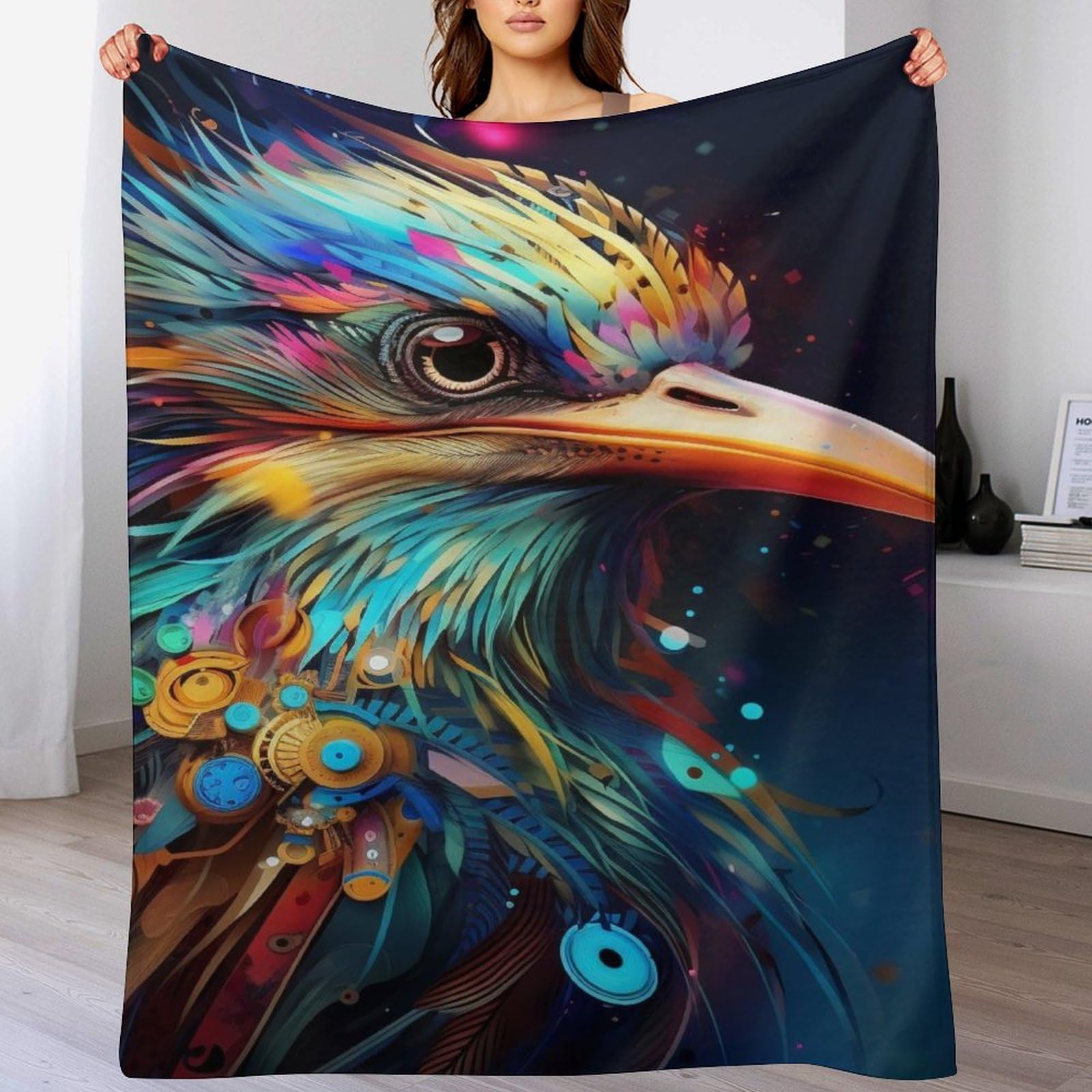 Couverture légère en polaire qui ne peluche pas, grand couvre-lit flannel 180×200cm pics