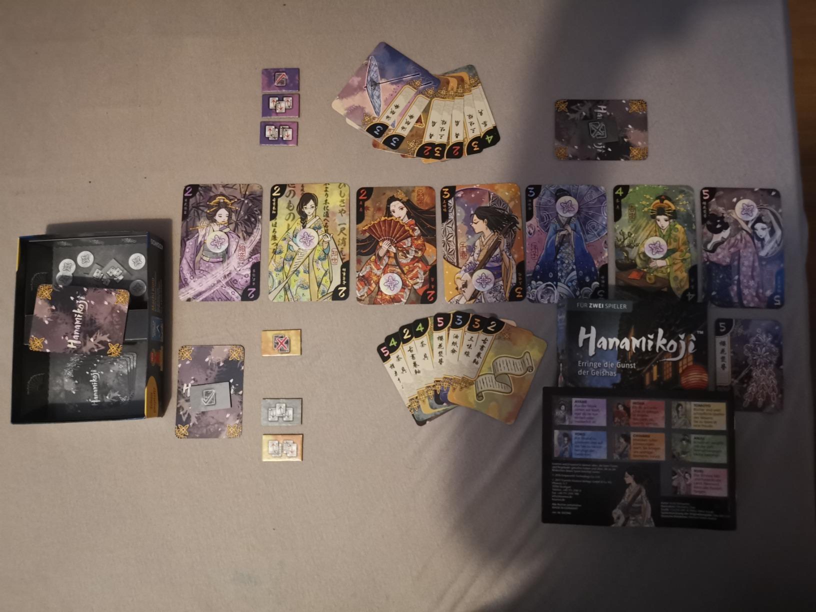 Hanamikoji – Juego De Cartas Para 2 Jugadores – Consigue El Favor De Las Geishas (Kosmos)