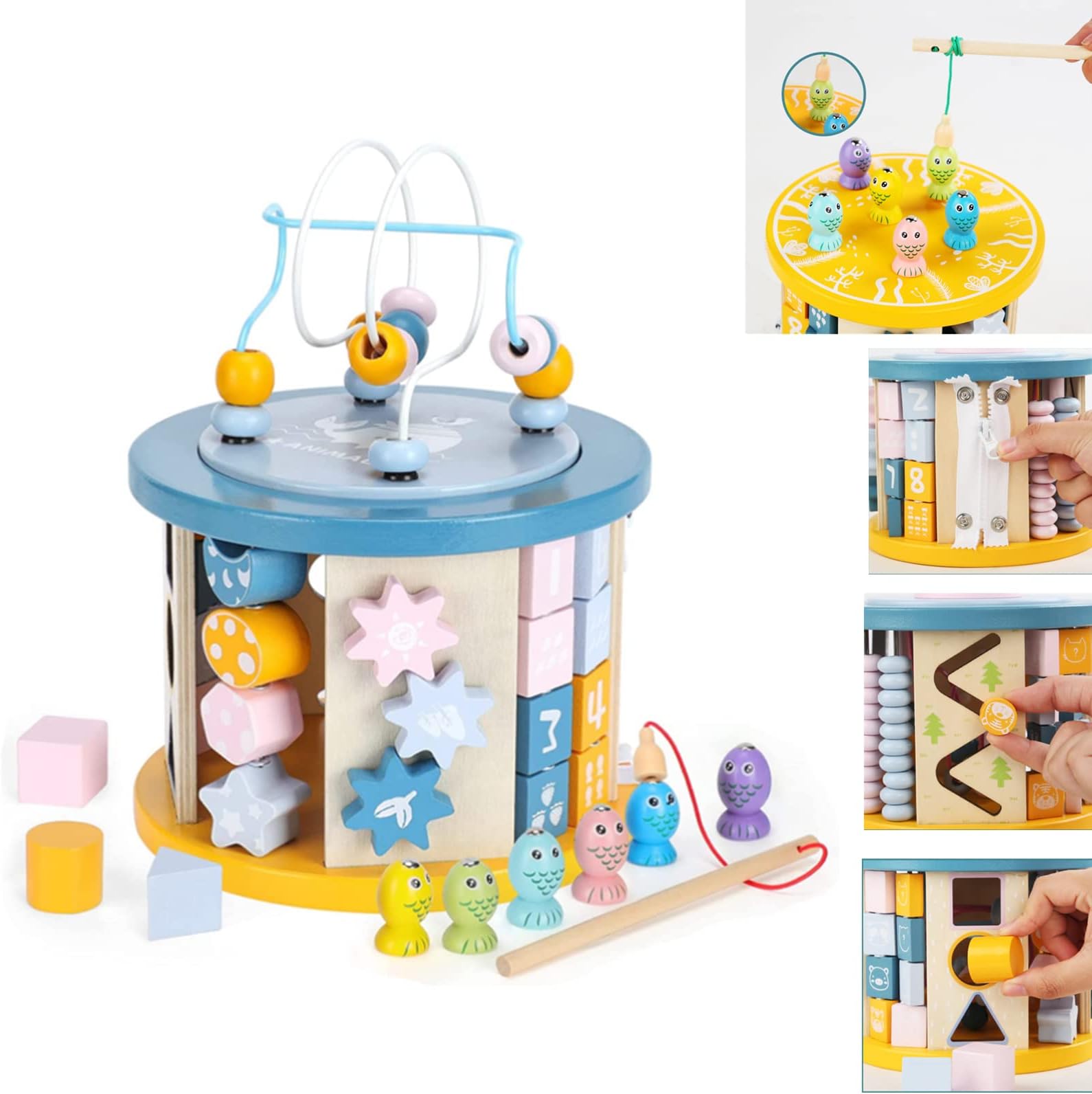 Wooden Baby Activity Cube