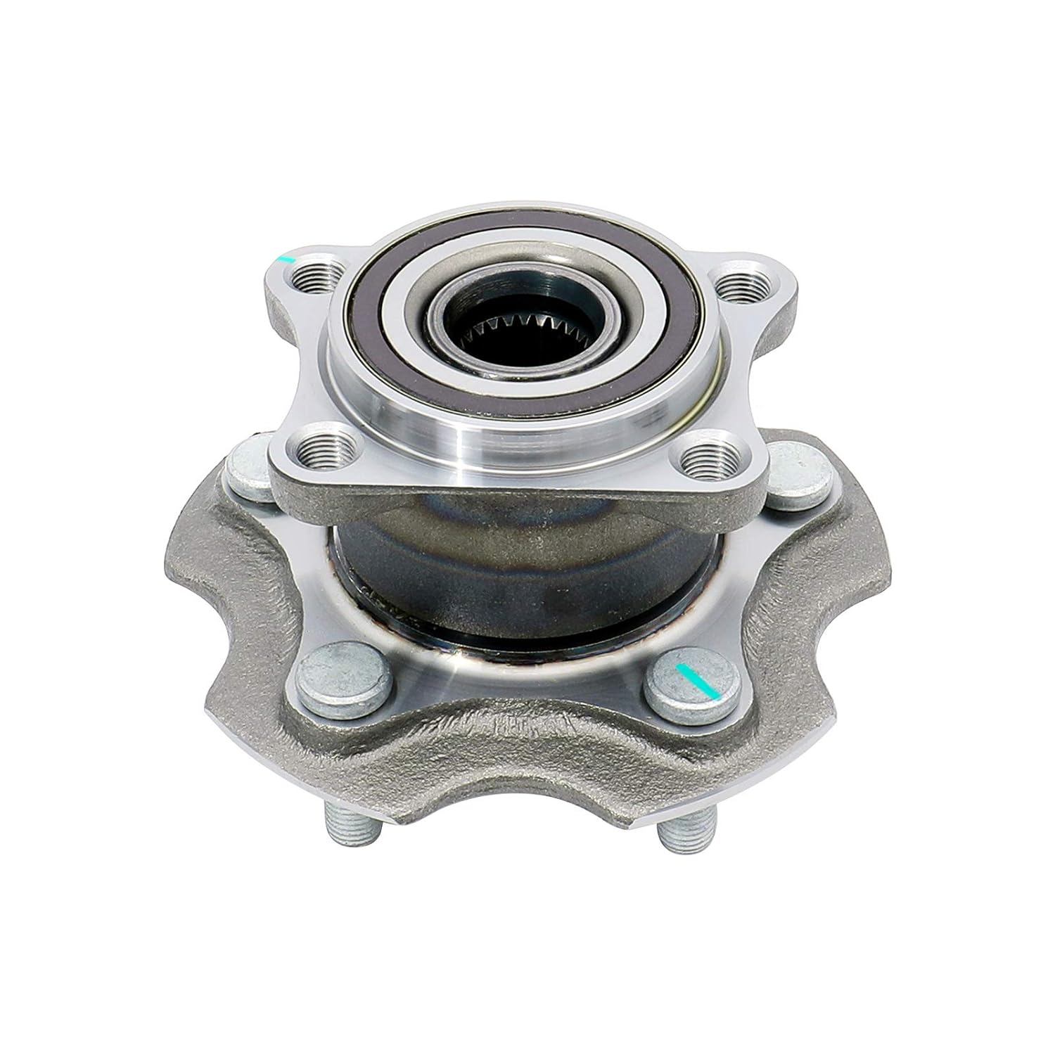 FKG 512374 Rear Wheel Bearing Hub Assembly fit for 2006-2018 Toyota RAV4 (4WD/AWD Only), 2015-2019 Lexus NX300h (AWD Only), 2015-2017 Lexus NX200t (AWD Only), 2018-2019 Lexus NX300 (AWD Only)