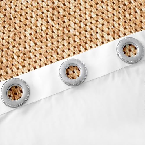 Miniatura 5 de Cortinas de oscurecimiento con patrón de barra de café (2 paneles, 38 x 54 pulgadas), bonitas cortinas con estampado de barra de café para