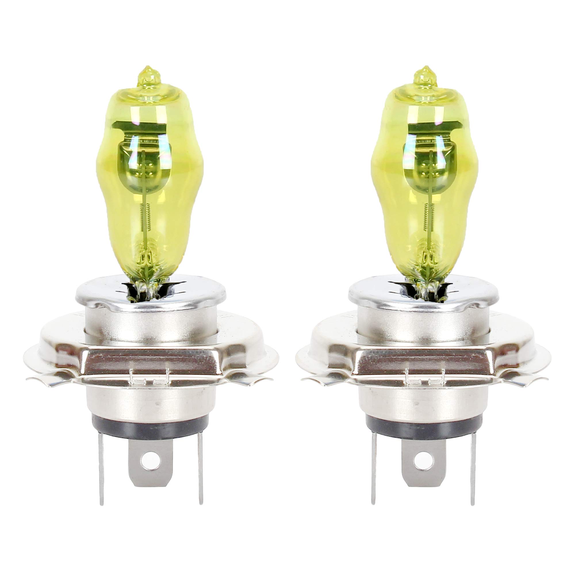 Oshotto H4 Yellow Light Light Bulb (12V, 100/90W, 2 Bulbs