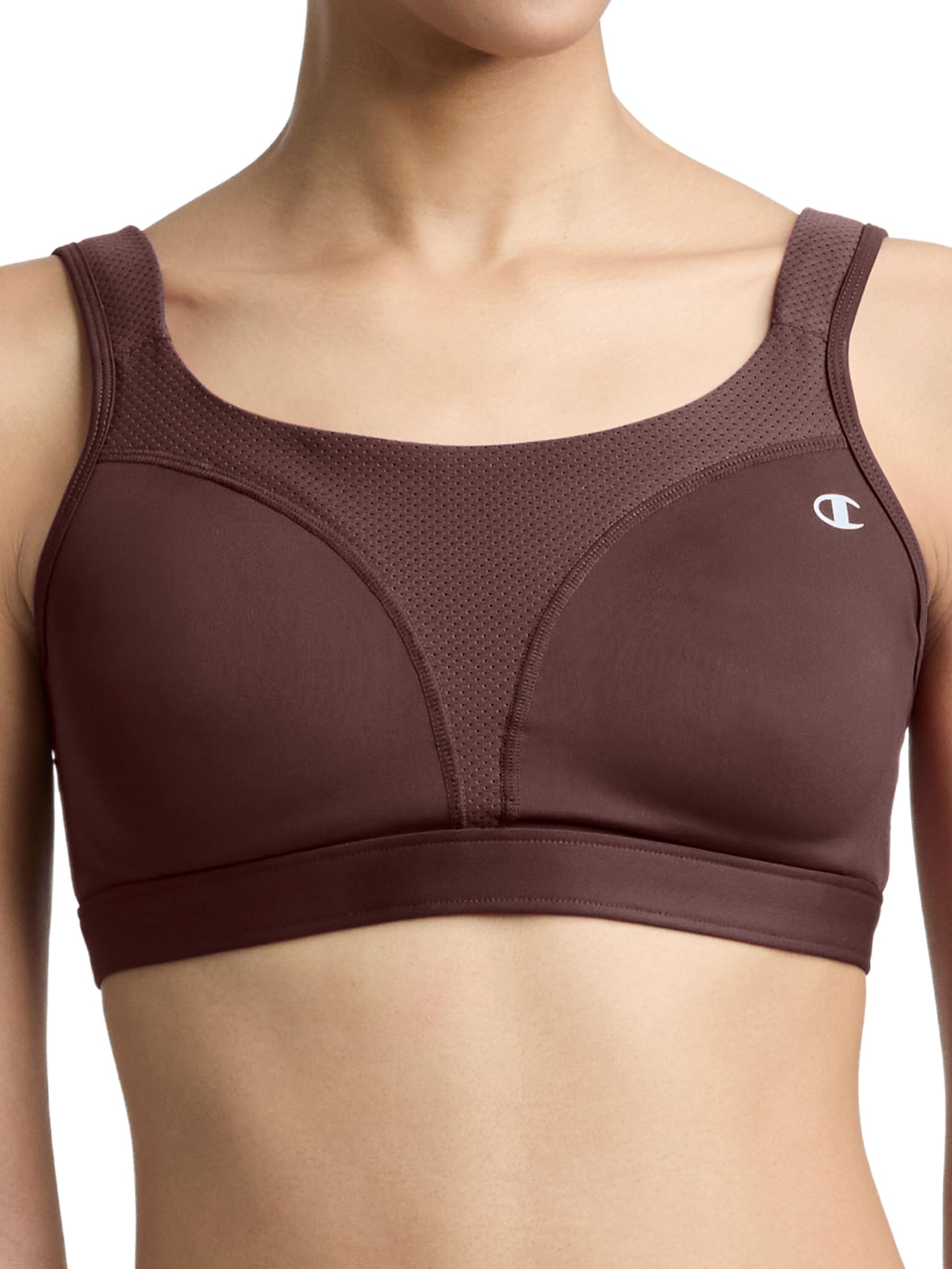 Champion Women's Sports Bra, High-Impact, Maximum Support, Breathable, Moisture-Wicking Fabric