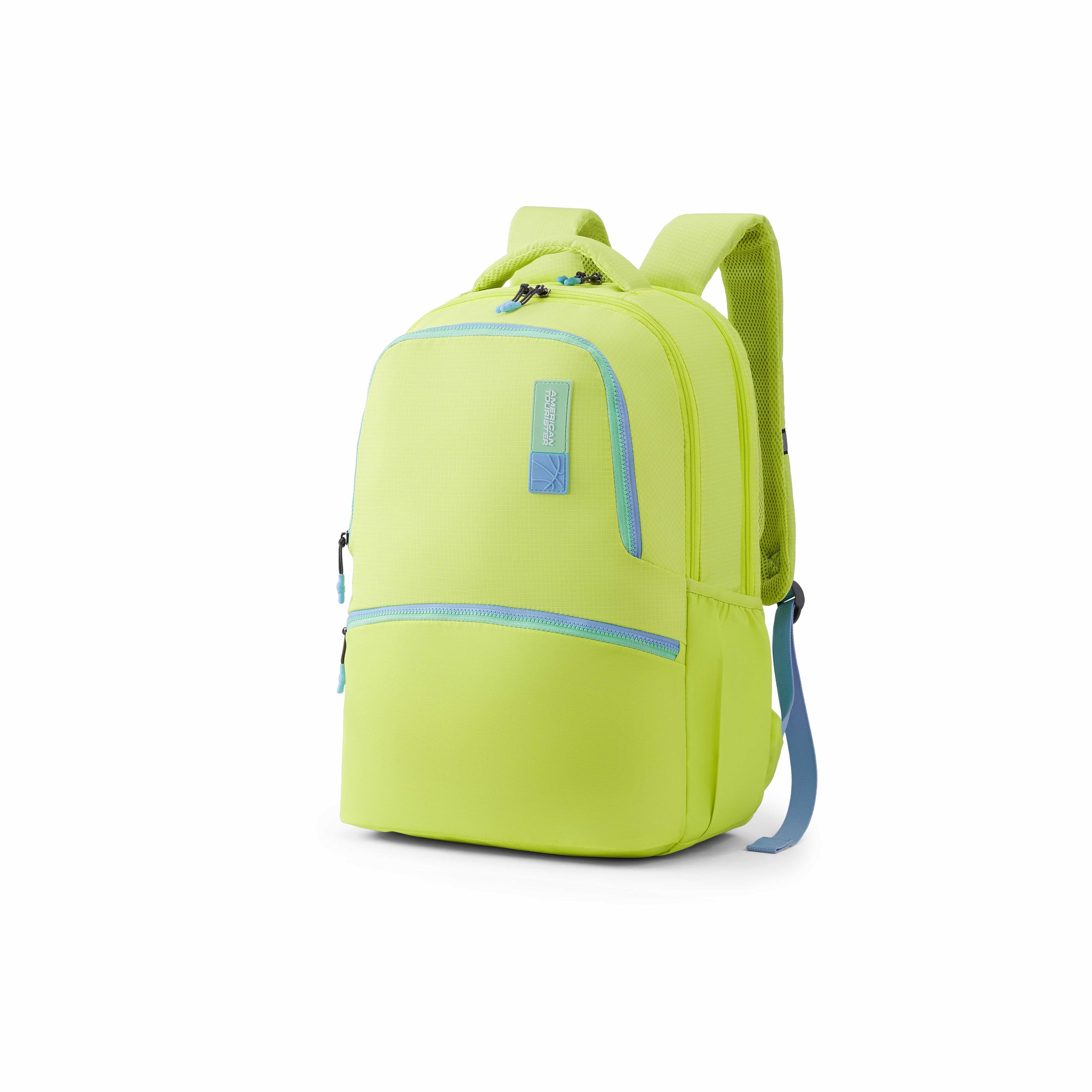 Uni-Prim | 32 Ltrs | 3 Compartments | Bottle Pocket | Ergonomic Padded Back Panel & Shoulder Straps | School Backpack for Boys & Girls | 1 Year International Warranty | Neon Yellow-image-41