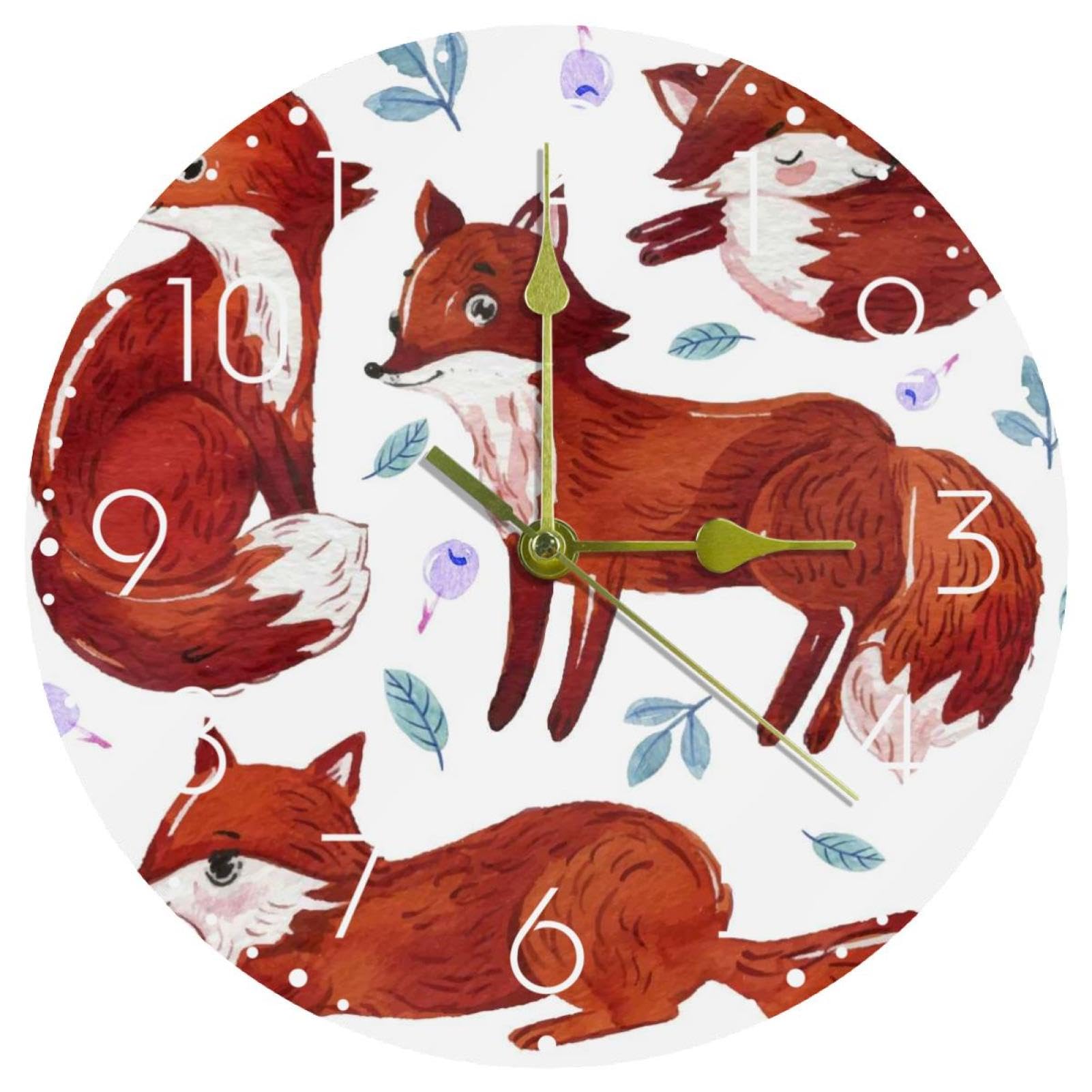 Horloges murales de 25,4 cm à piles : finissez-en avec le bruit nocturne