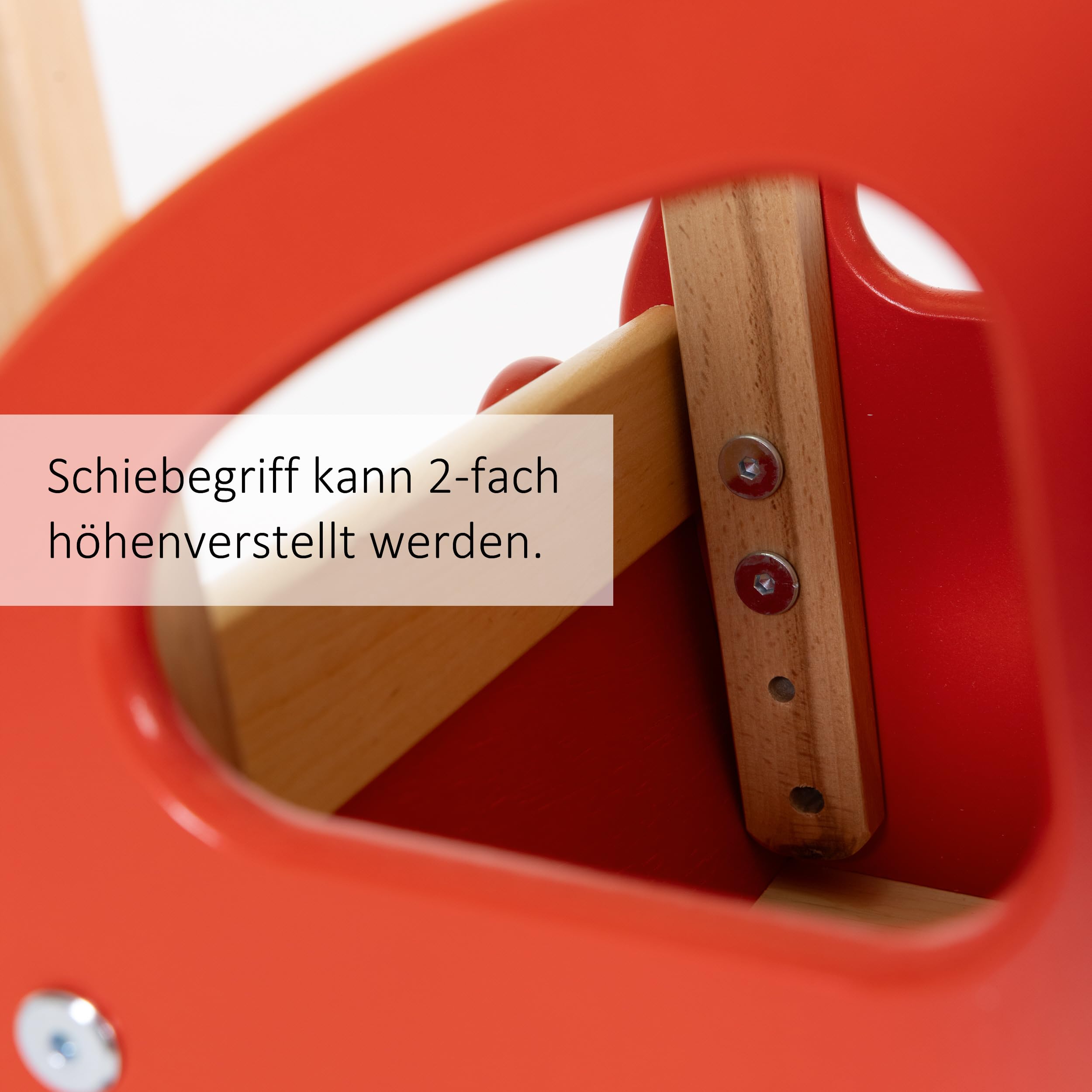 Lauflernwagen Holz Auto Baby Laufwagen Griff höhenverstellbar Farbe Auswahl (Blau)