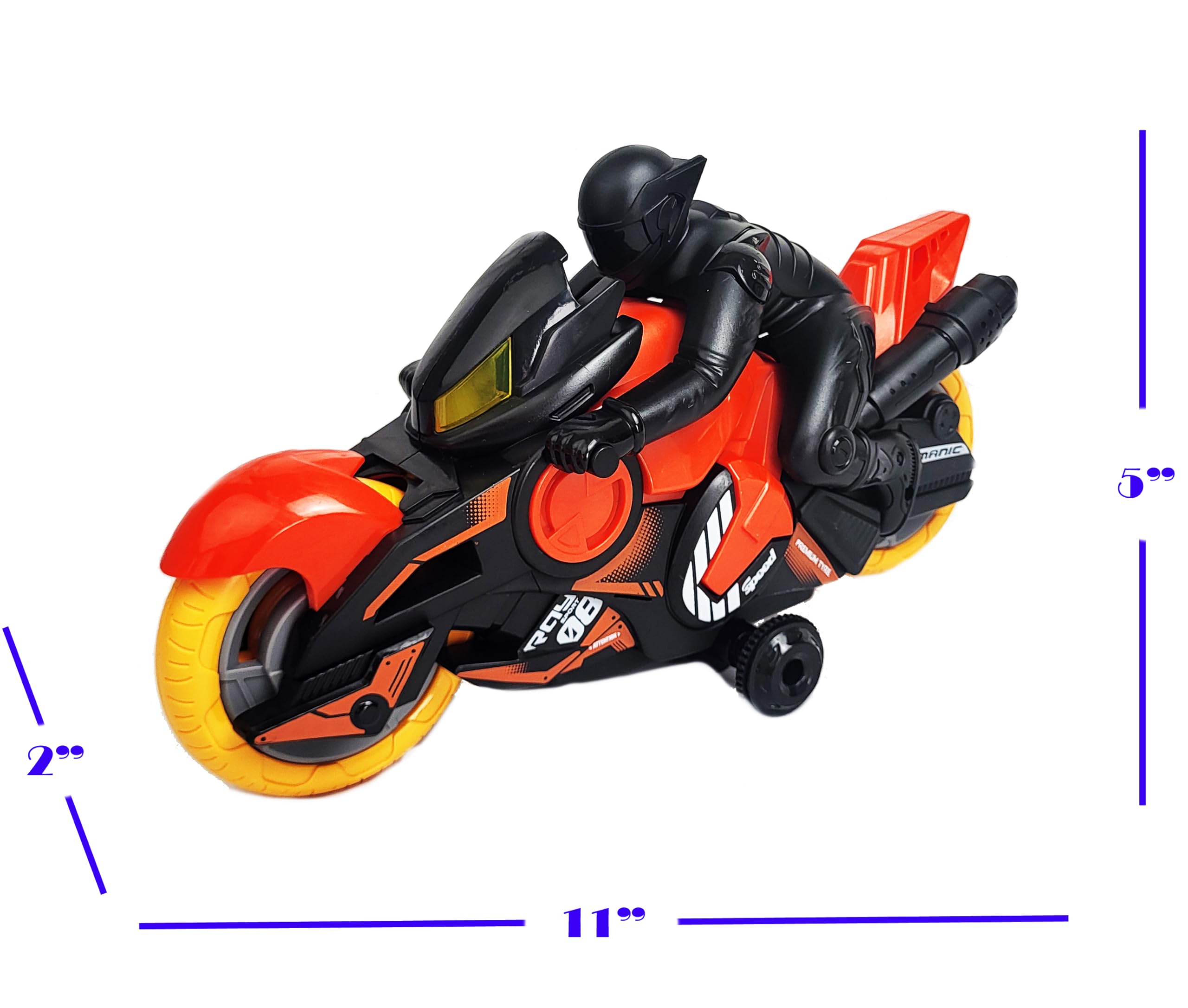 Moto RC Naroote De Alta Velocidad Con Luces Geniales Y Motor Potente, Manejo Suave Y Acrobacias Alucinantes, Perfecta Para Amantes De La Adrenalina (verde)