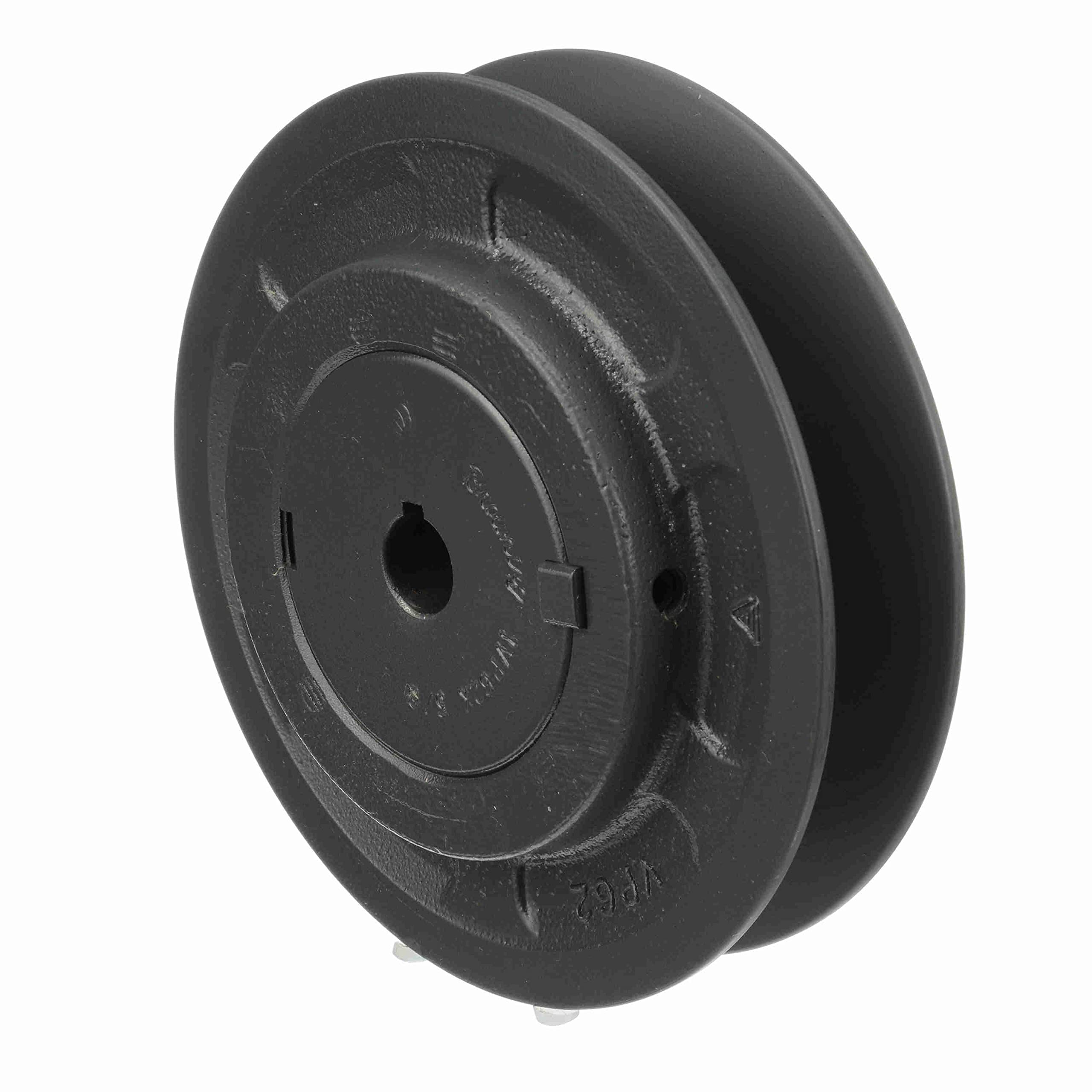 Browning 1VP62X5/8 Variable Pitch Sheave, 1 Groove, Finished Bore, Cast Iron Sheave, for 4L or A, 5L or B, 5V Section Belt