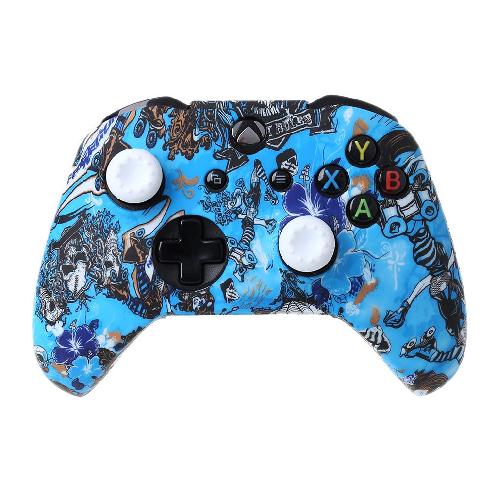 1 Set Custodia Protettiva in Silicone per impugnature per Controller di Gioco Xbox One X S.