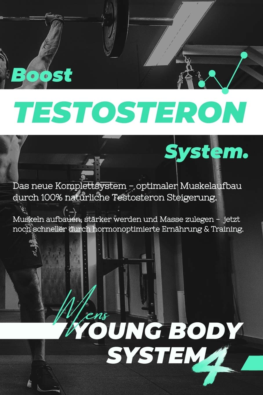 Boost Testosteron System: Optimaler Muskelaufbau durch hormonoptimierte Ernährung & Training (inkl. Muskelaufbau Ernährungsplan, Trainingspläne uvm.!) - DAS Muskelaufbau Buch & Komplettsystem